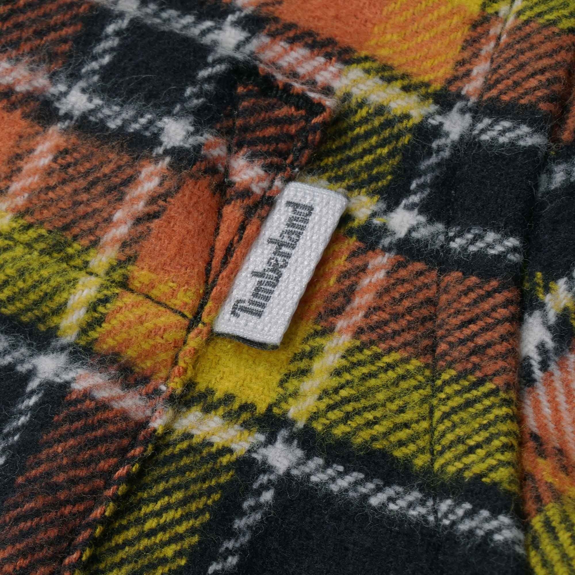 Timberland Heavy Flannel Check Shirt - Black/Yellow
