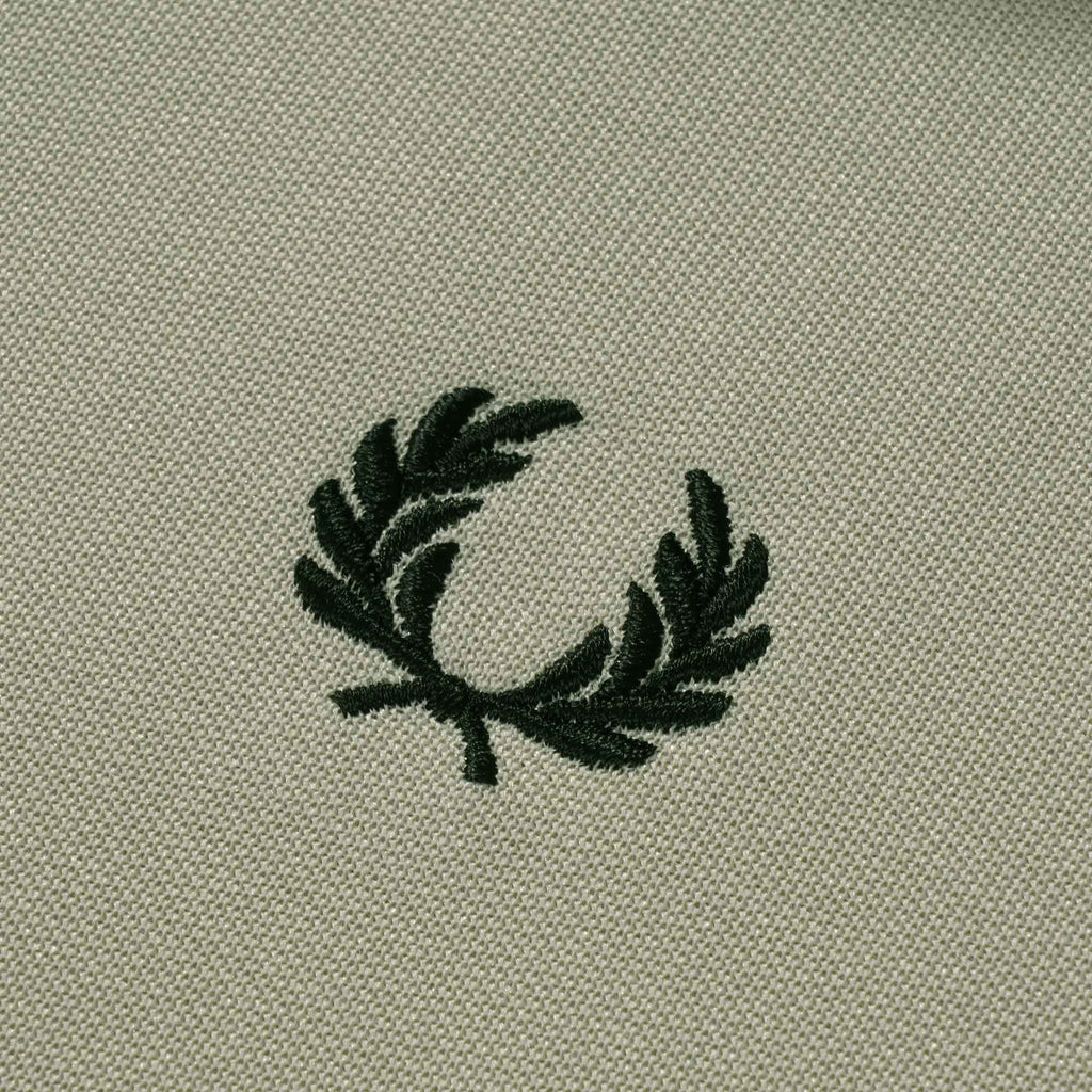 Fred Perry Taped Track Jacket - Light Oyster Green