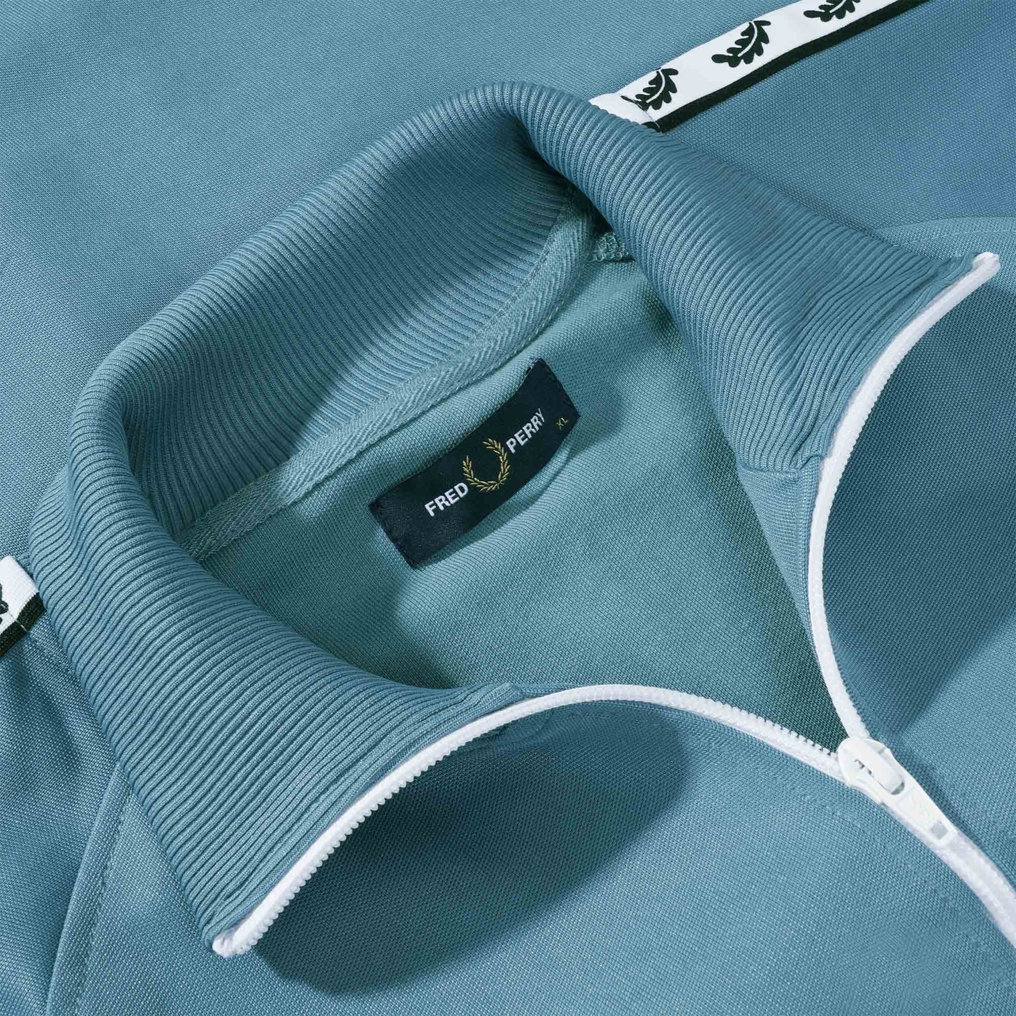 Fred Perry Taped Track Jacket - Ash Blue
