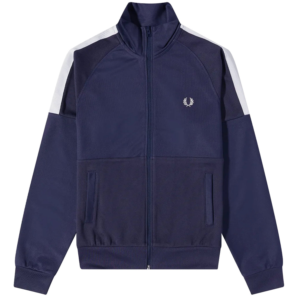 Fred Perry Panelled Track Jacket - Dark Graphite