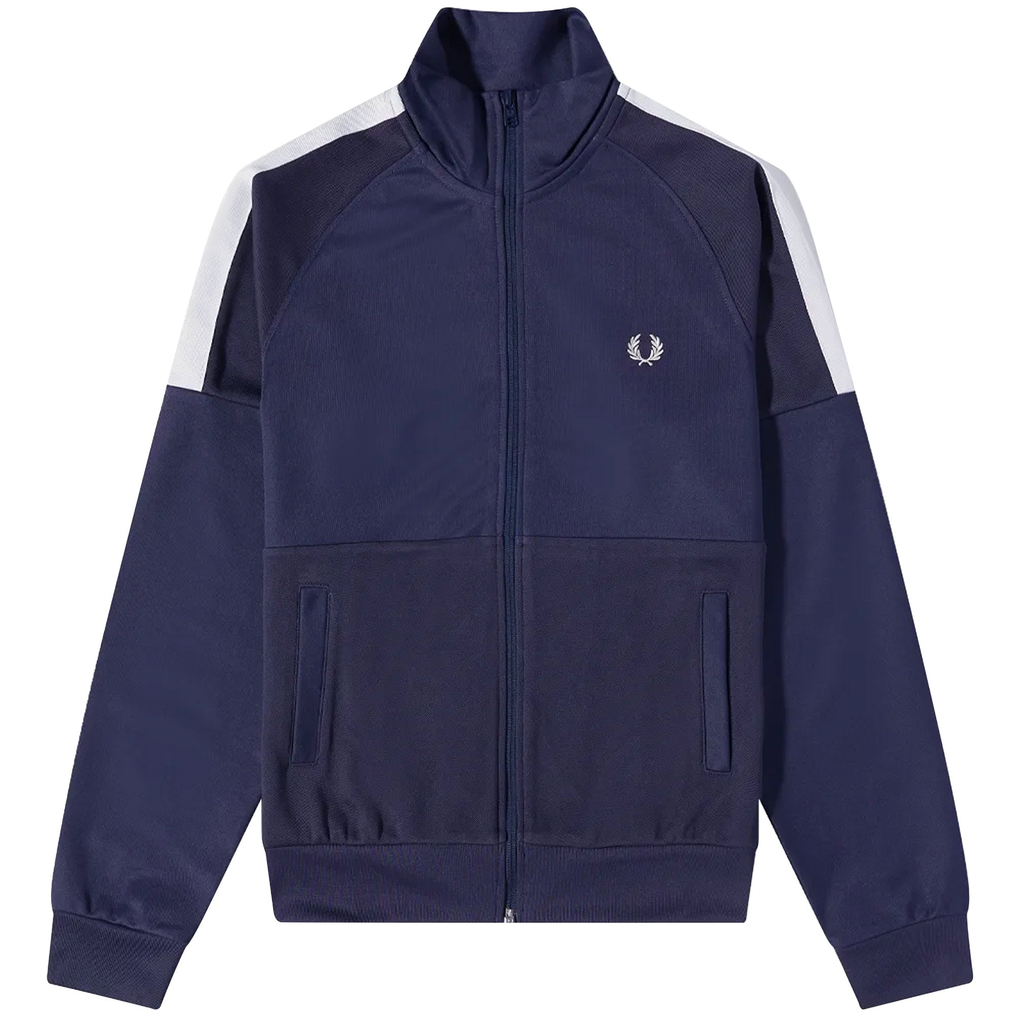 Fred Perry Panelled Track Jacket - Dark Graphite