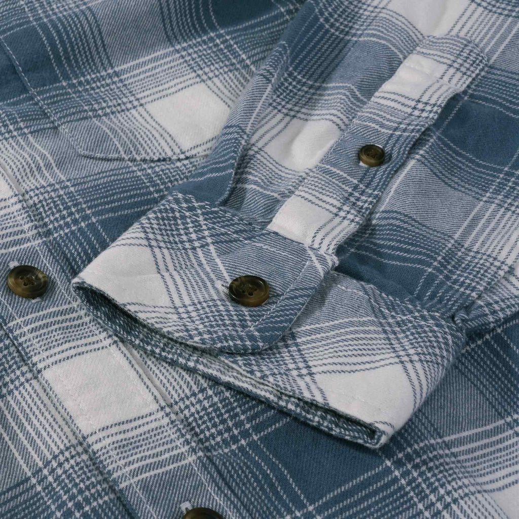 Carhartt WIP Long Sleeve Deaver Shirt - Storm Blue