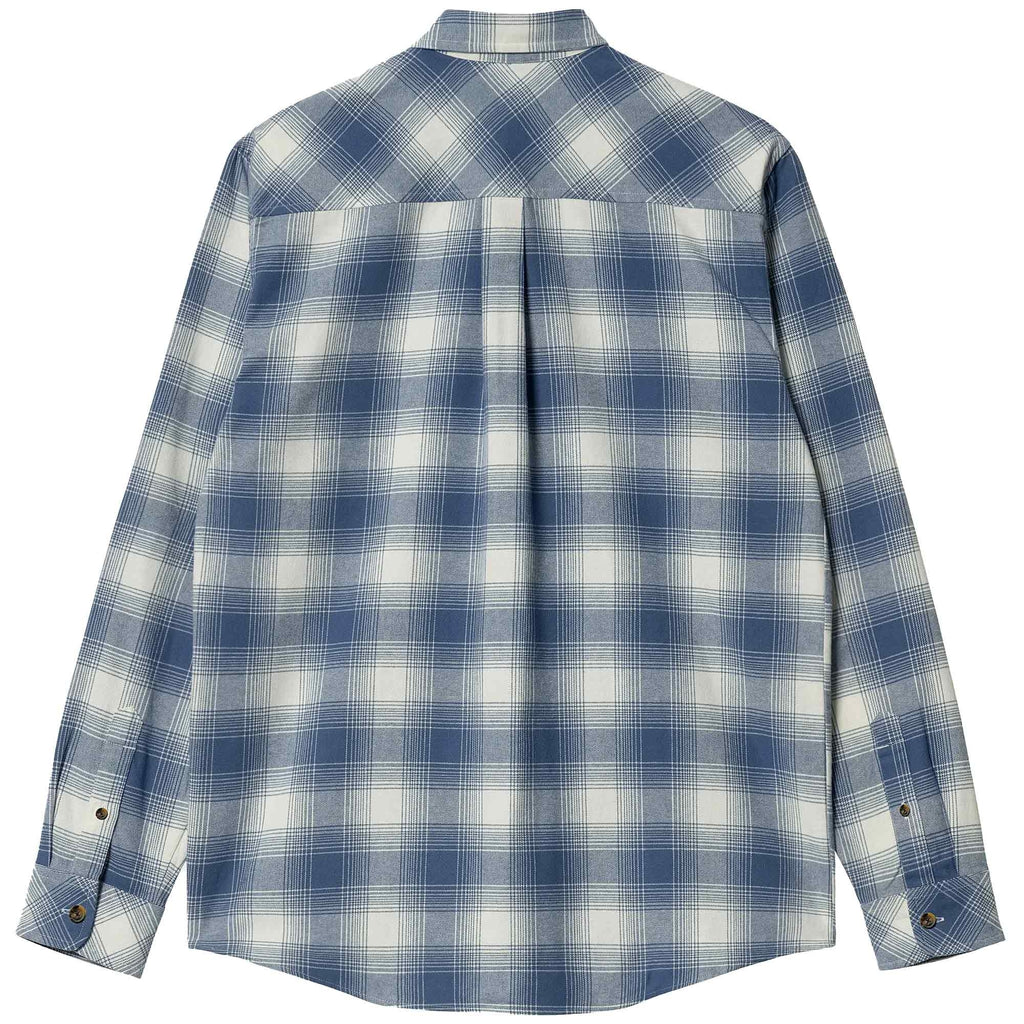 Carhartt WIP Long Sleeve Deaver Shirt - Storm Blue