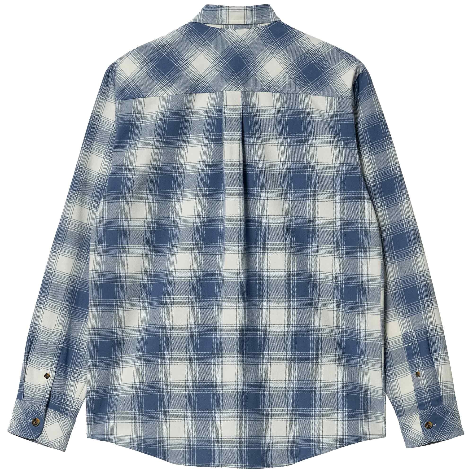 Carhartt WIP Long Sleeve Deaver Shirt - Storm Blue