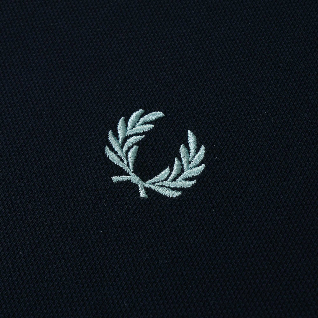 Fred Perry M3 Twin Tipped Polo Shirt - Navy/Silver Blue