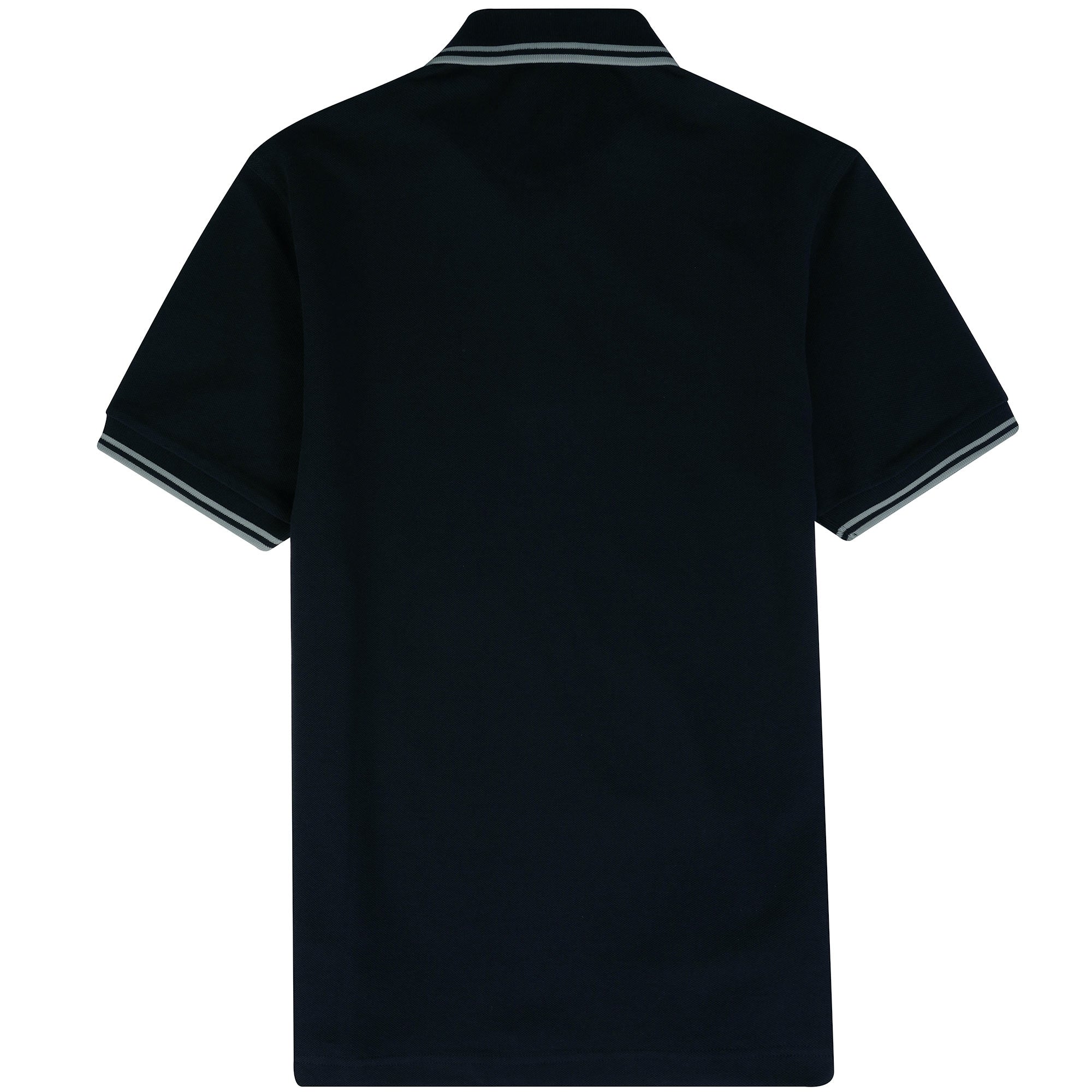 Fred Perry M3 Twin Tipped Polo Shirt - Navy/Silver Blue