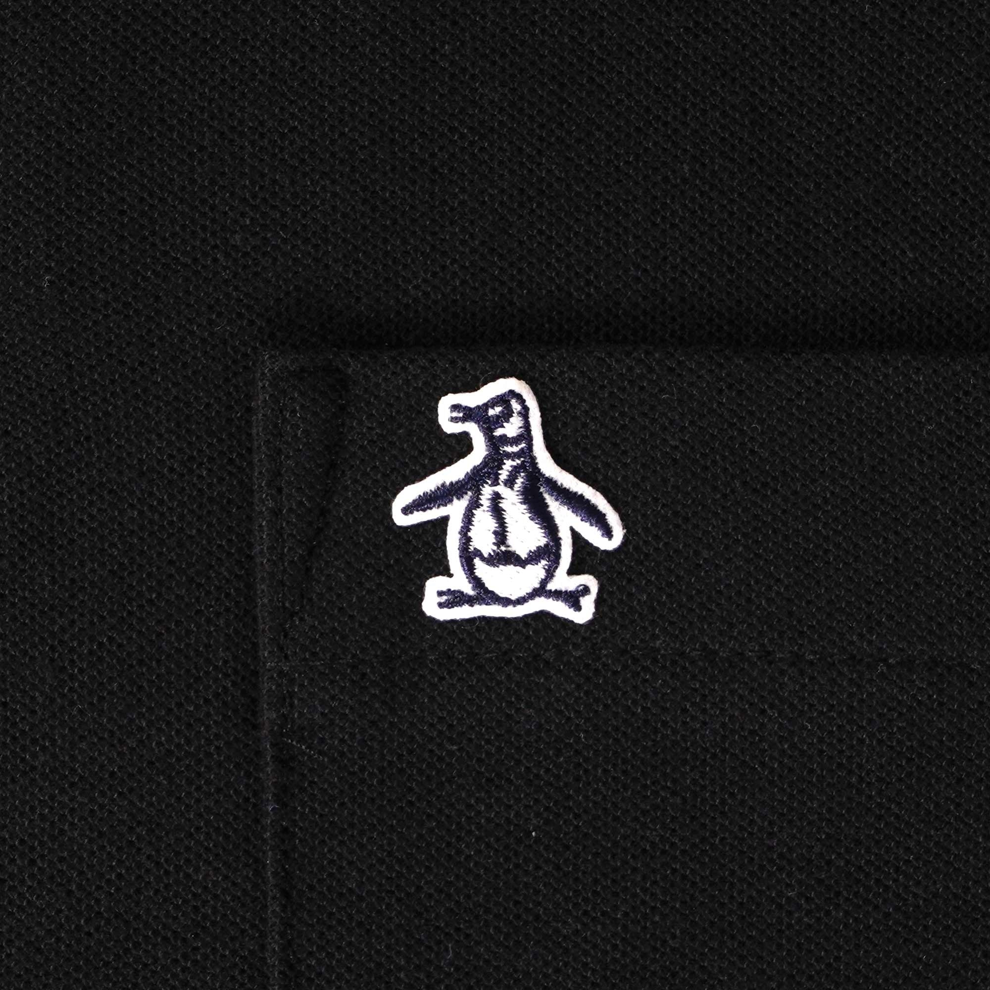 Original Penguin Earl Organic Cotton Polo Shirt - True Black