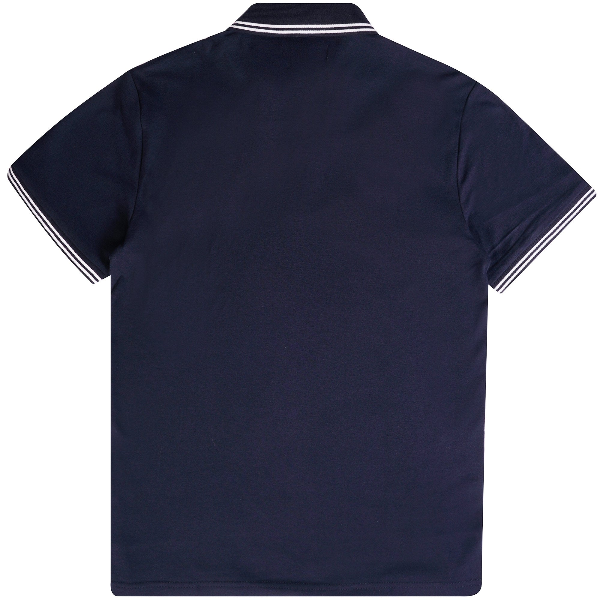 Original Penguin Knit Jacquard Woven Polo Shirt - Dark Sapphire