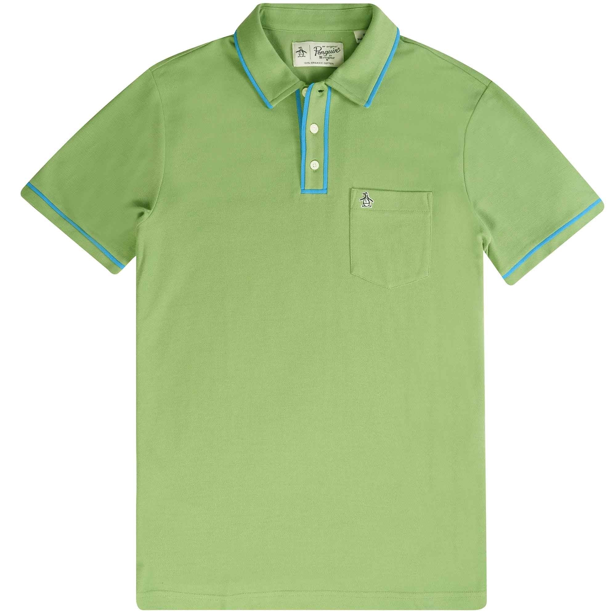 Earl Organic Cotton Polo Shirt - Kashmir Green