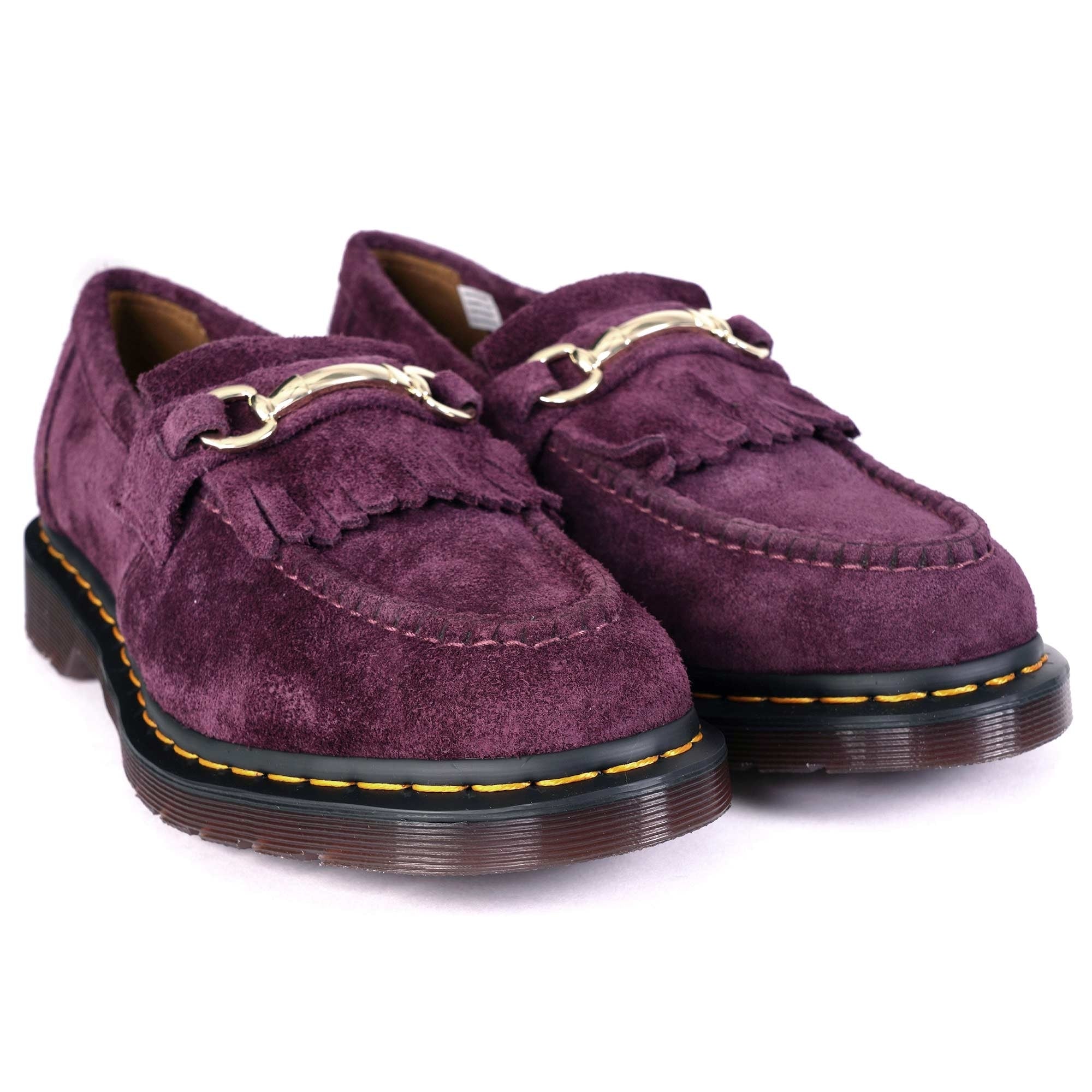Dr. Martens Made In England Snaffle Suede Loafer - Plum – Stuarts