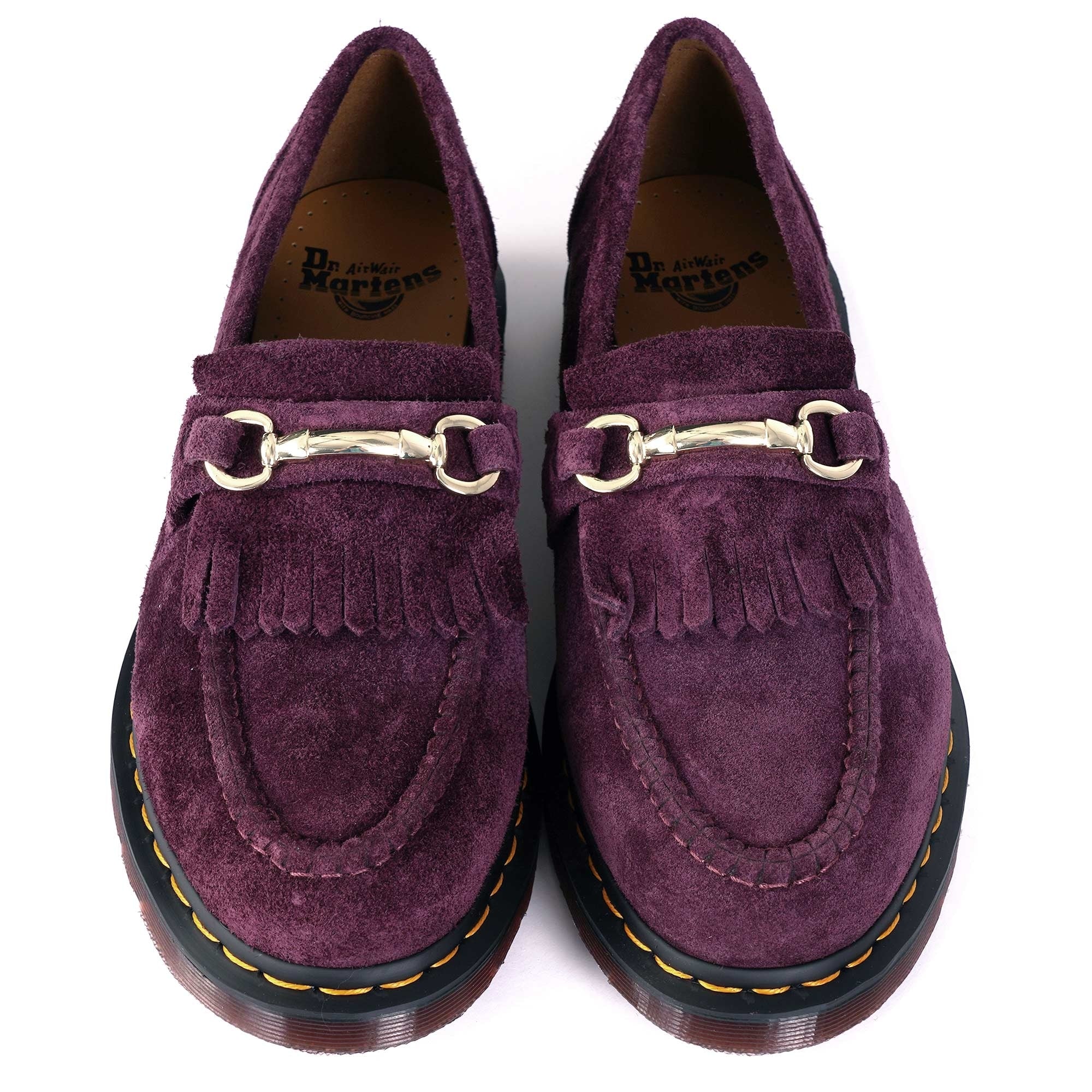 Dr. Martens Made In England Snaffle Suede Loafer - Plum – Stuarts