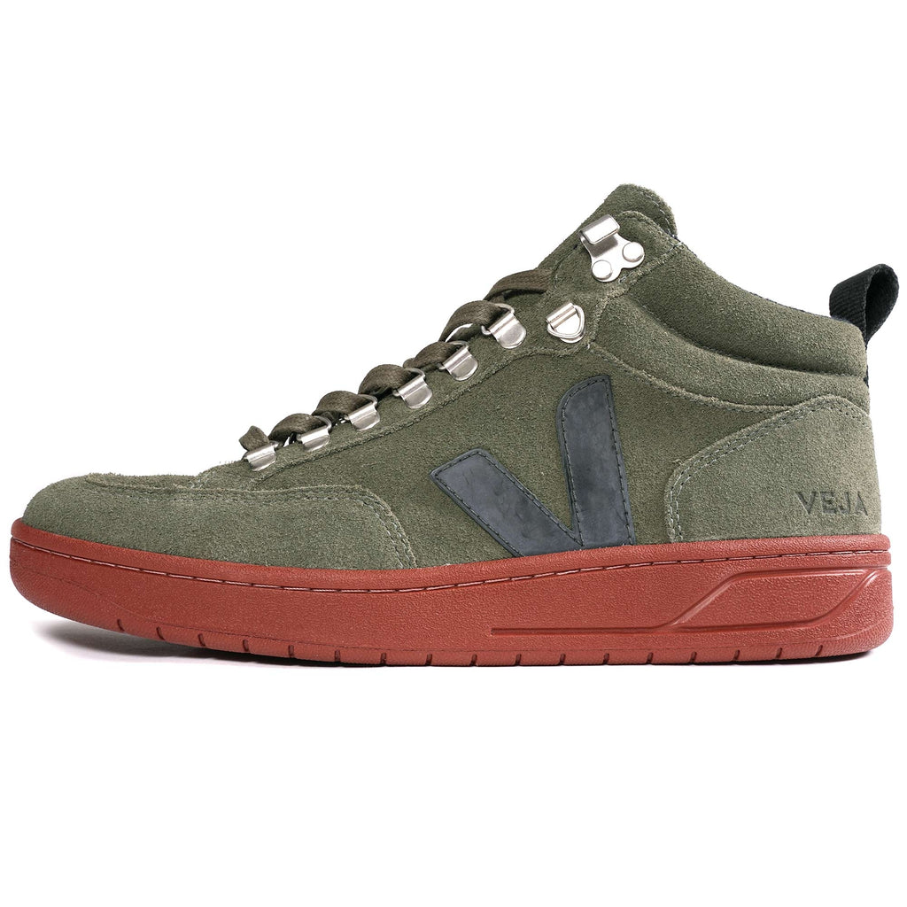 Veja Roraima Suede - Olive/Black/Rust