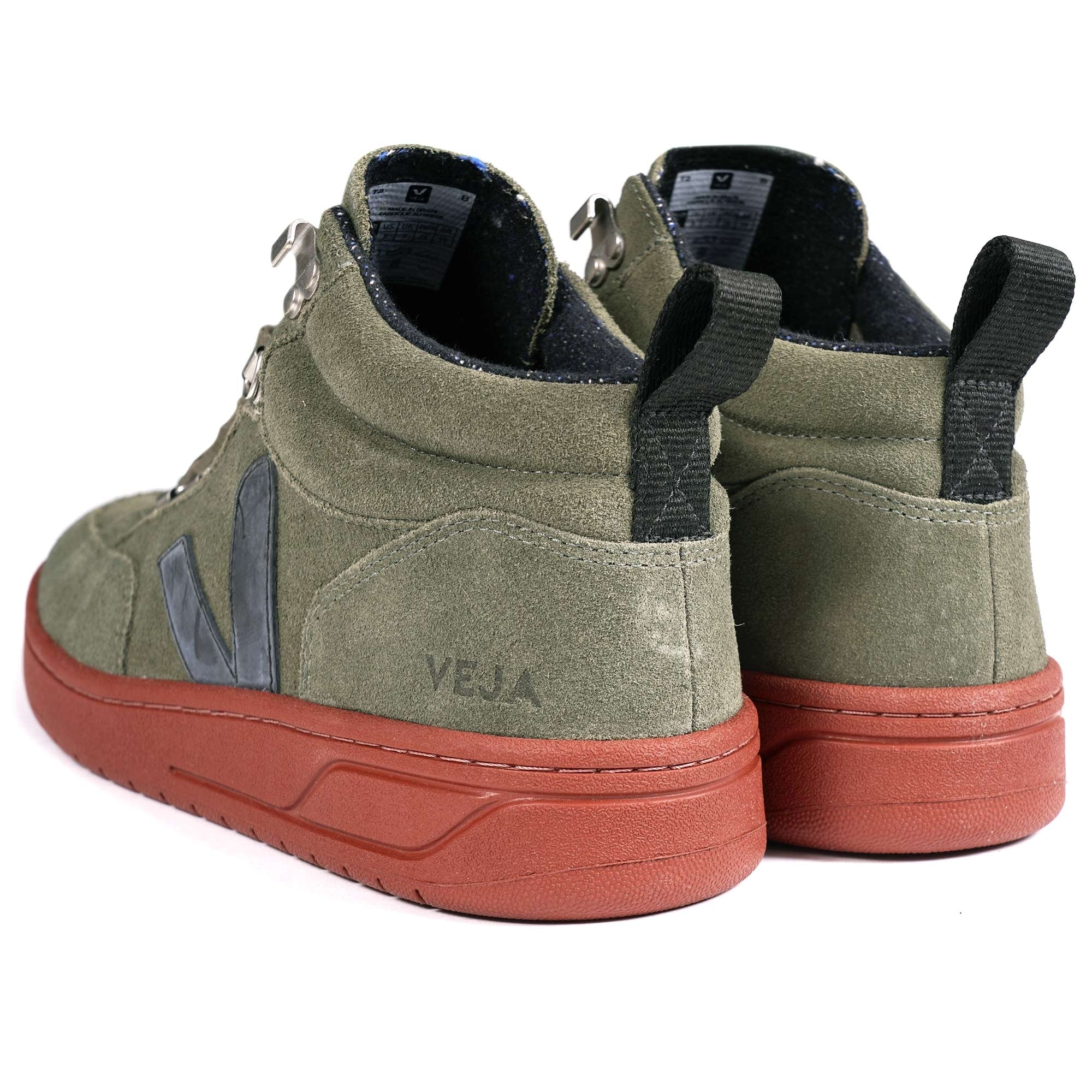 Veja Roraima Suede - Olive/Black/Rust