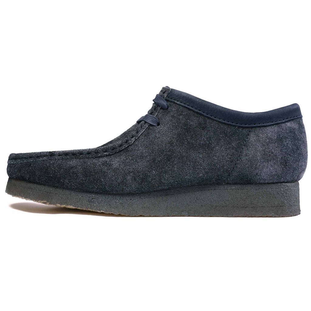 Clarks Originals Wallabee Shoe - Ink Hairy Suede
