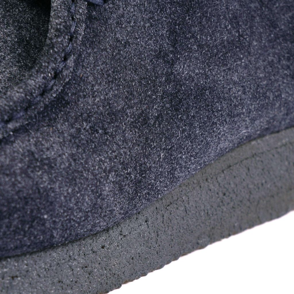 Clarks Originals Wallabee Shoe - Ink Hairy Suede