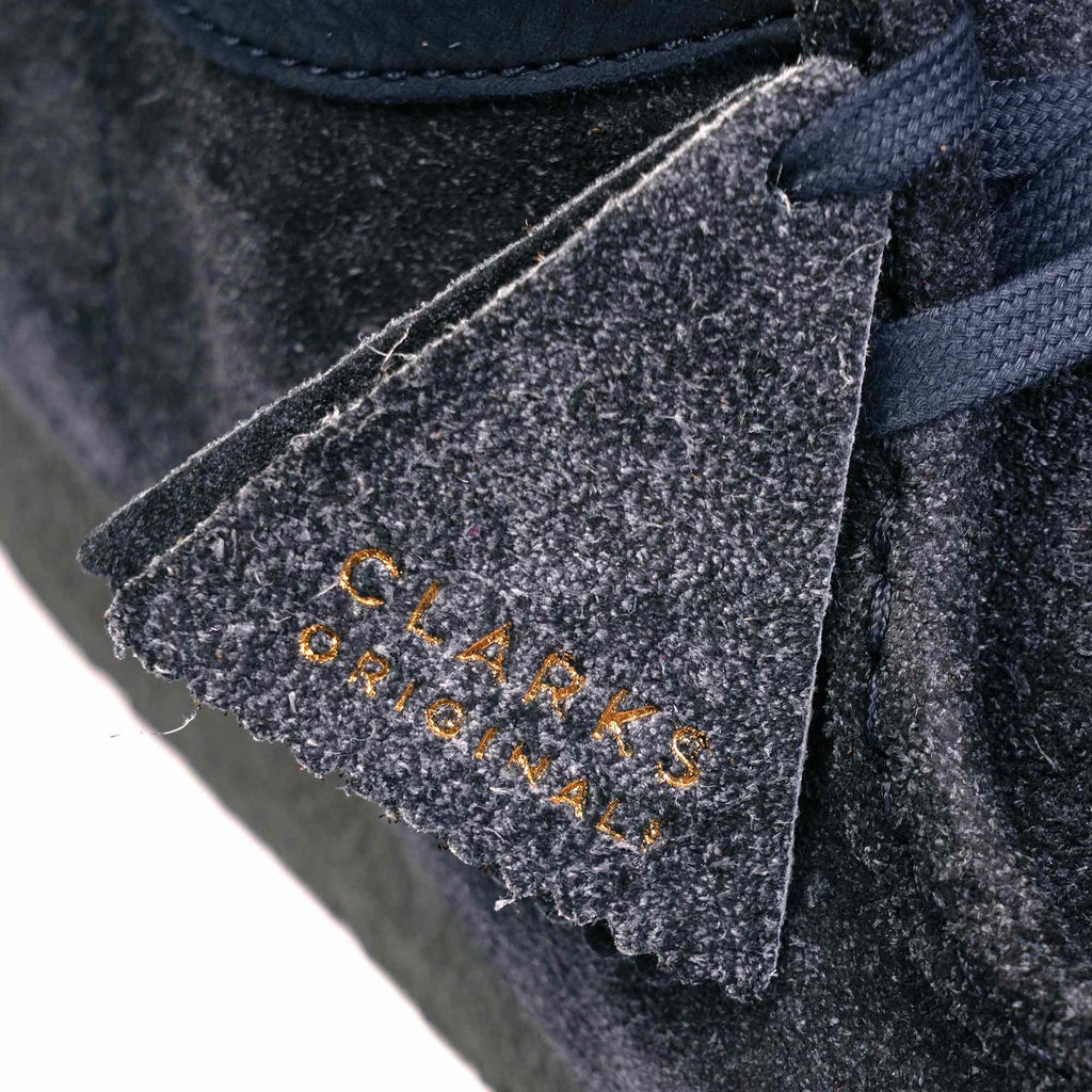 Clarks Originals Wallabee Shoe - Ink Hairy Suede