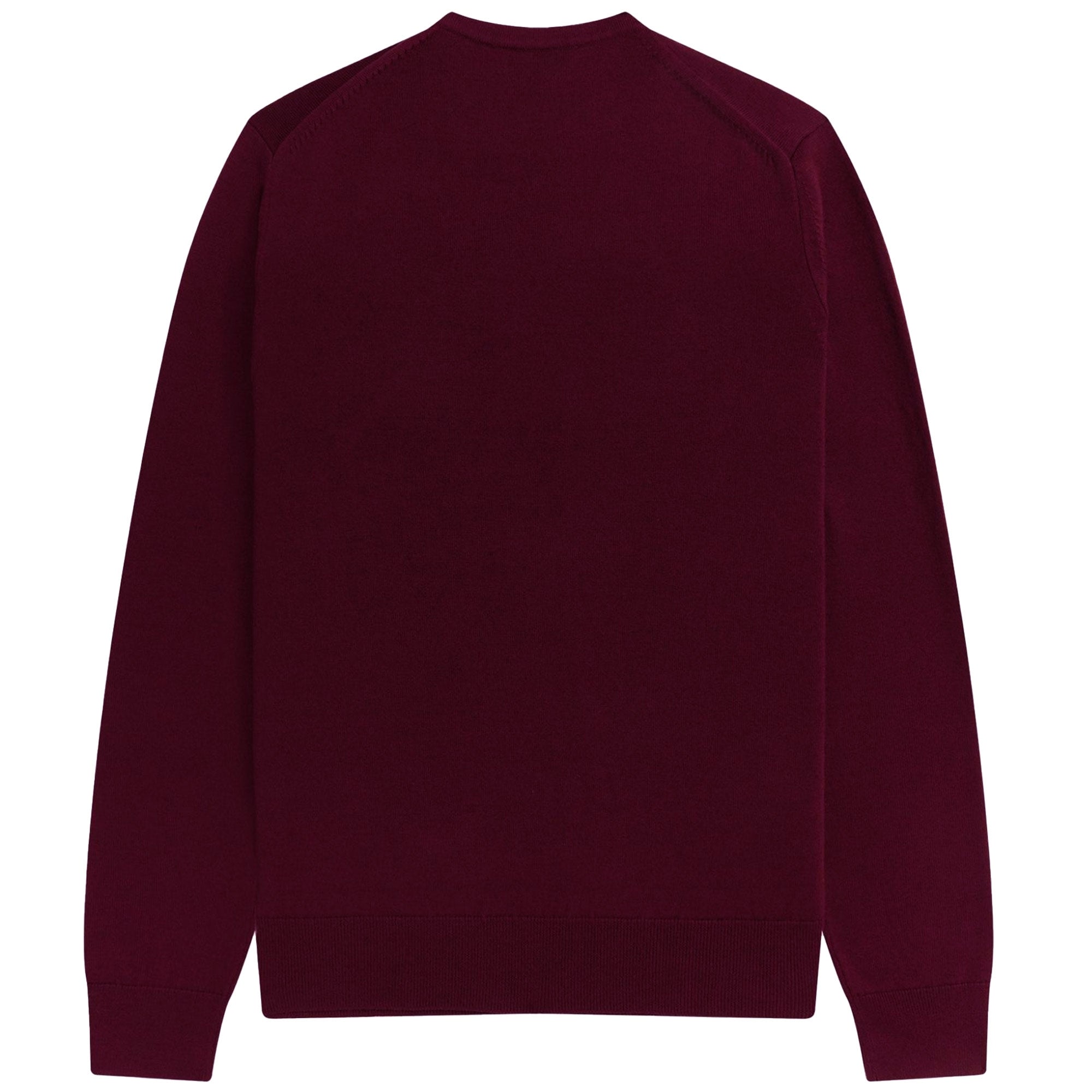 Fred Perry Classic Crew Neck Jumper - Oxblood