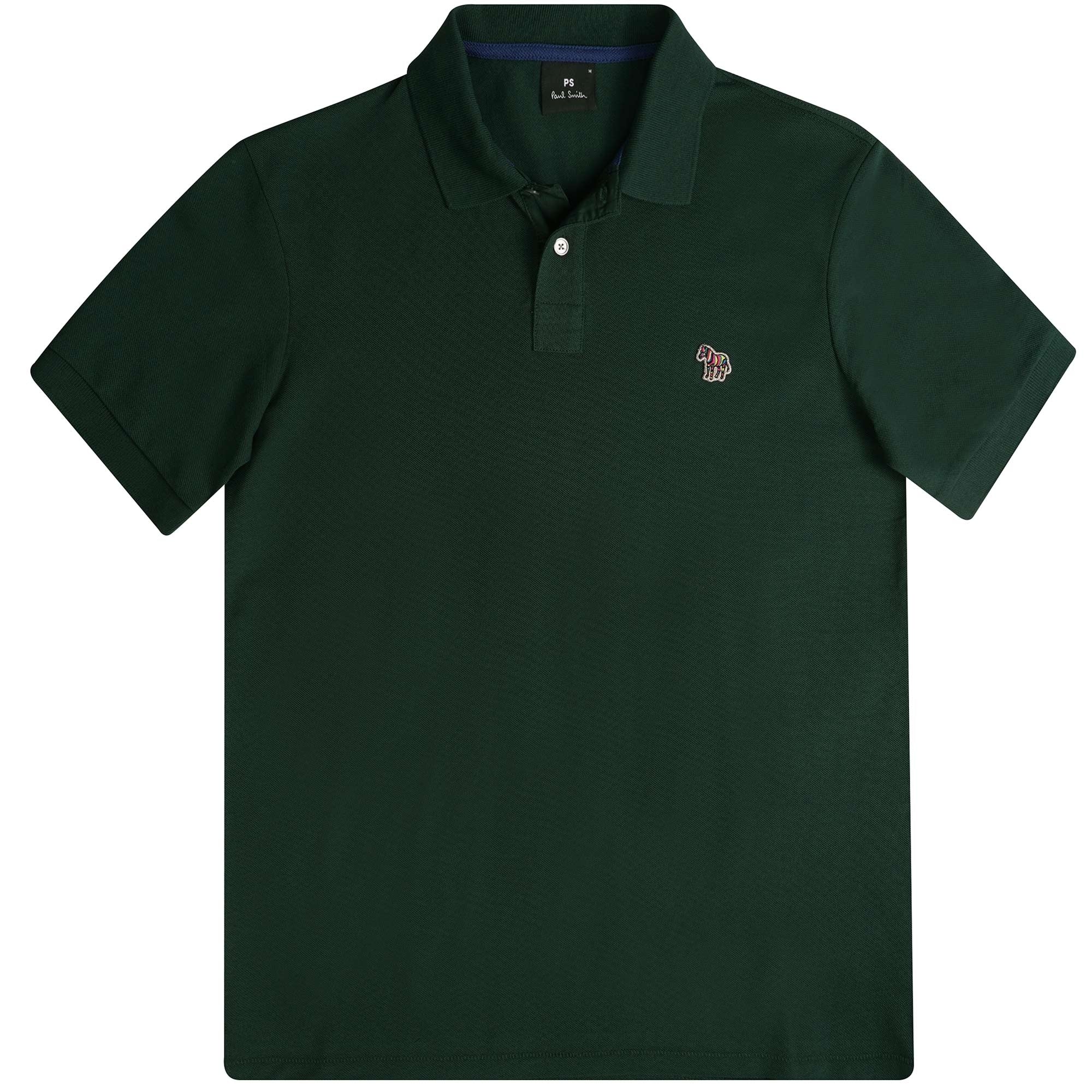 Paul Smith Short Sleeve Zebra Logo Polo Shirt - Green