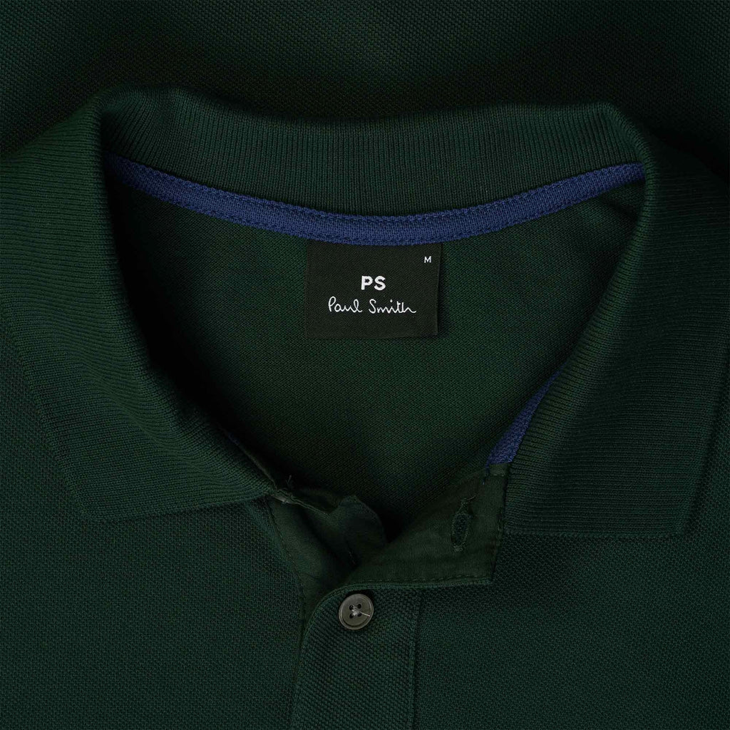Paul Smith Short Sleeve Zebra Logo Polo Shirt - Green