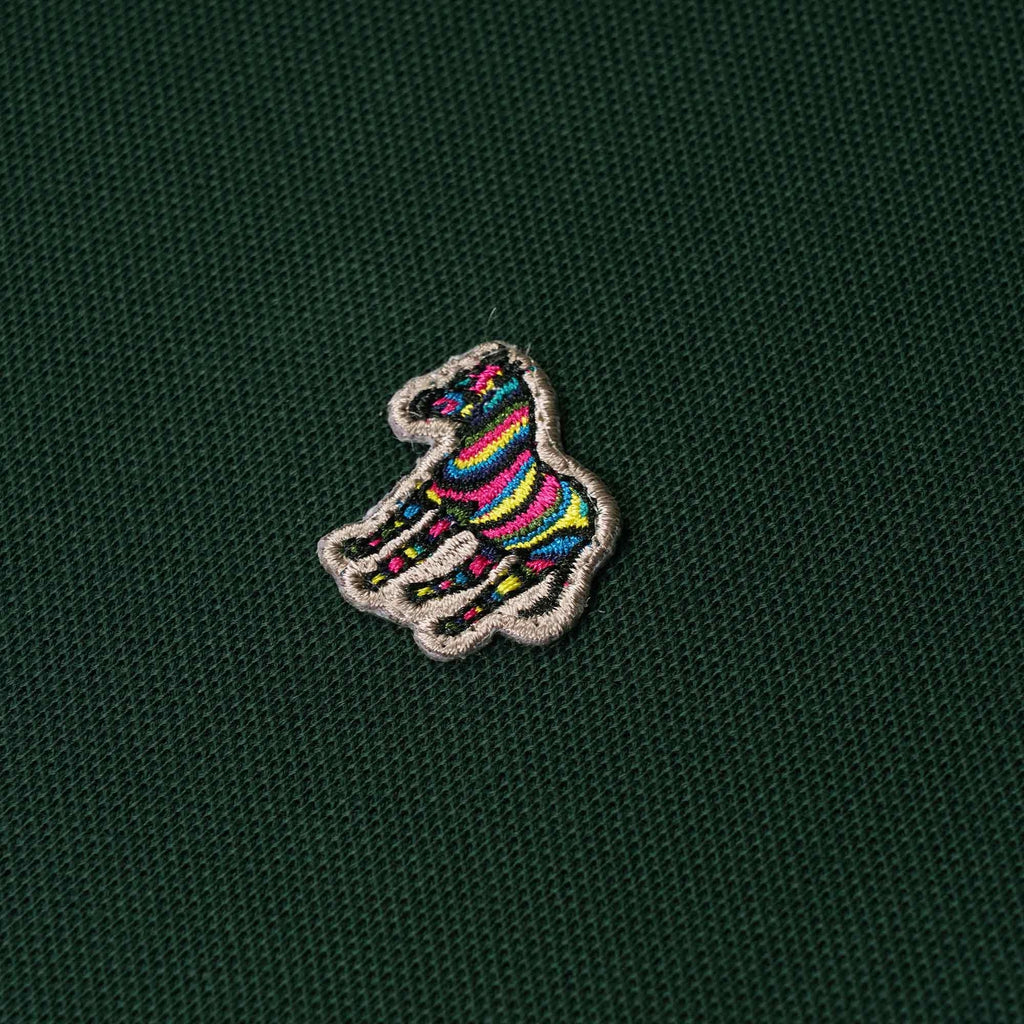 Paul Smith Short Sleeve Zebra Logo Polo Shirt - Green