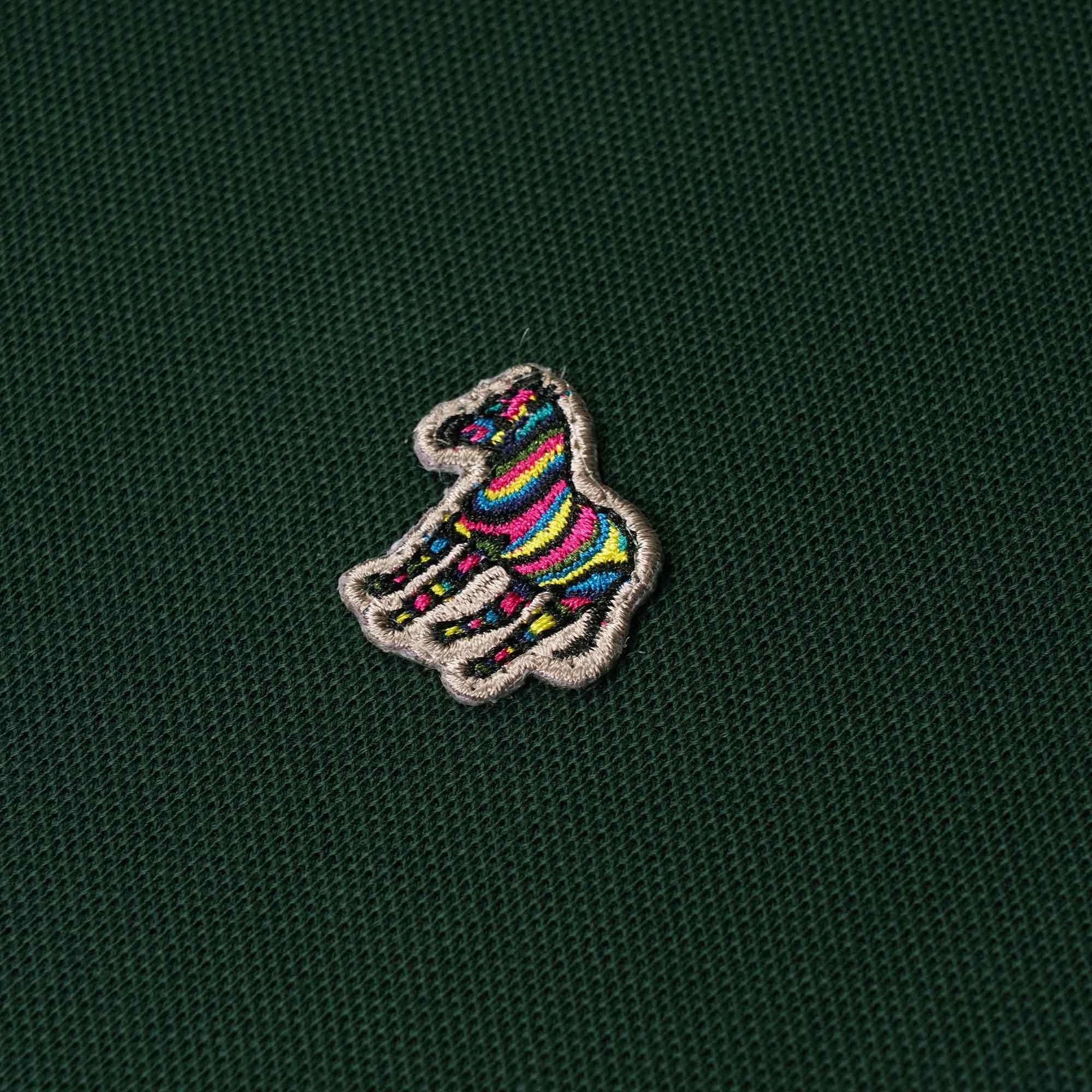 Paul Smith Short Sleeve Zebra Logo Polo Shirt - Green