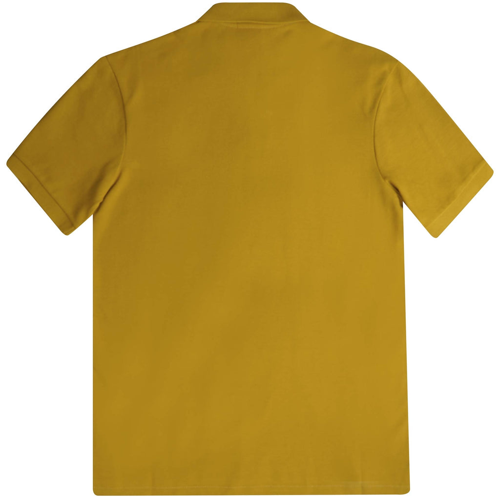 Paul Smith Short Sleeve Zebra Logo Polo Shirt - Mustard