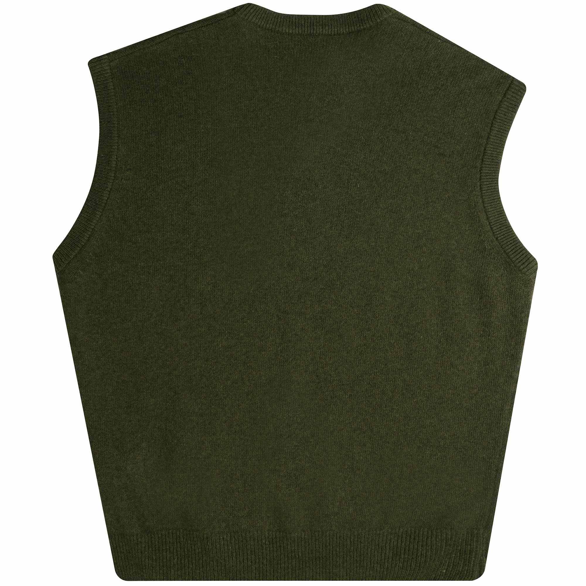 Pringle of Scotland V Neck Sleeveless Jumper - Pine Tree