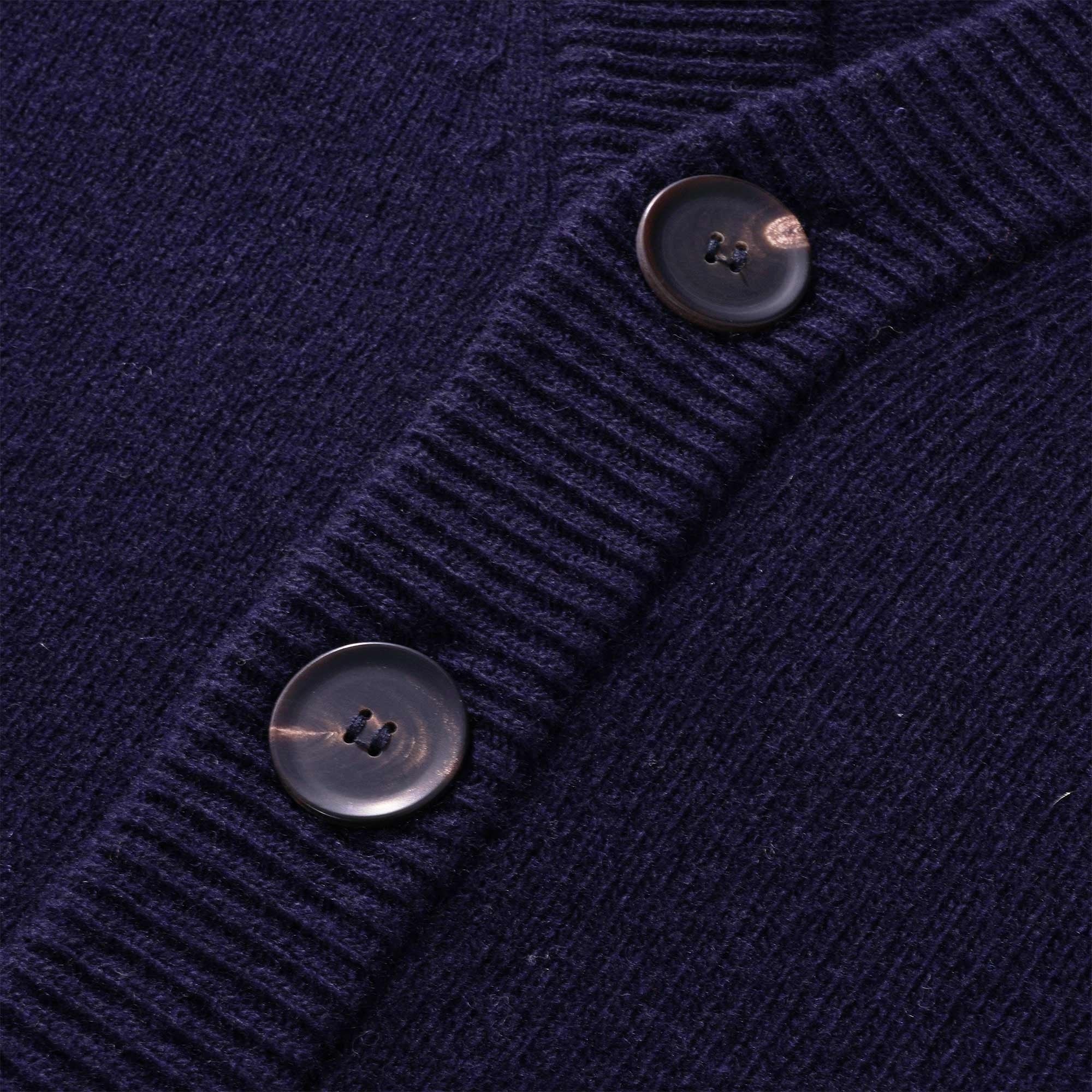 Pringle of Scotland Archive Lambswool Blend Cardigan - Navy