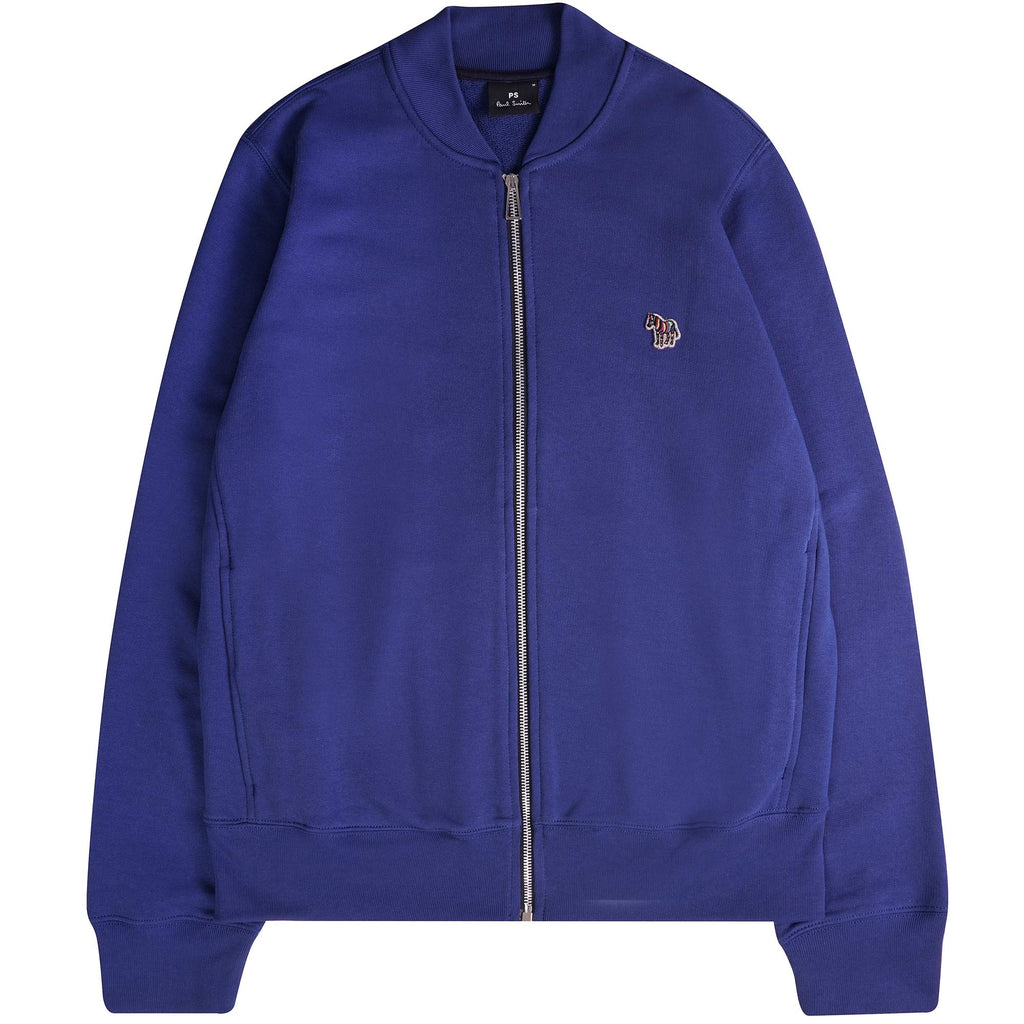 Paul Smith Zebra Logo Bomber Jacket - Blue