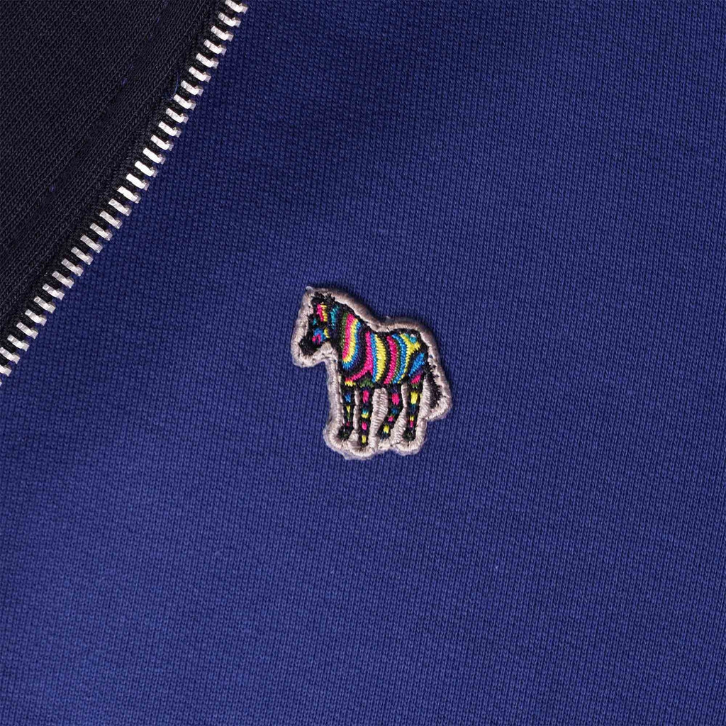 Paul Smith Zebra Logo Bomber Jacket - Blue