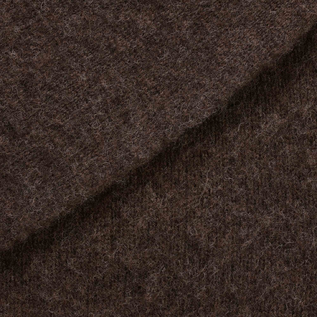 YMC Suedehead Crew Neck Jumper - Brown