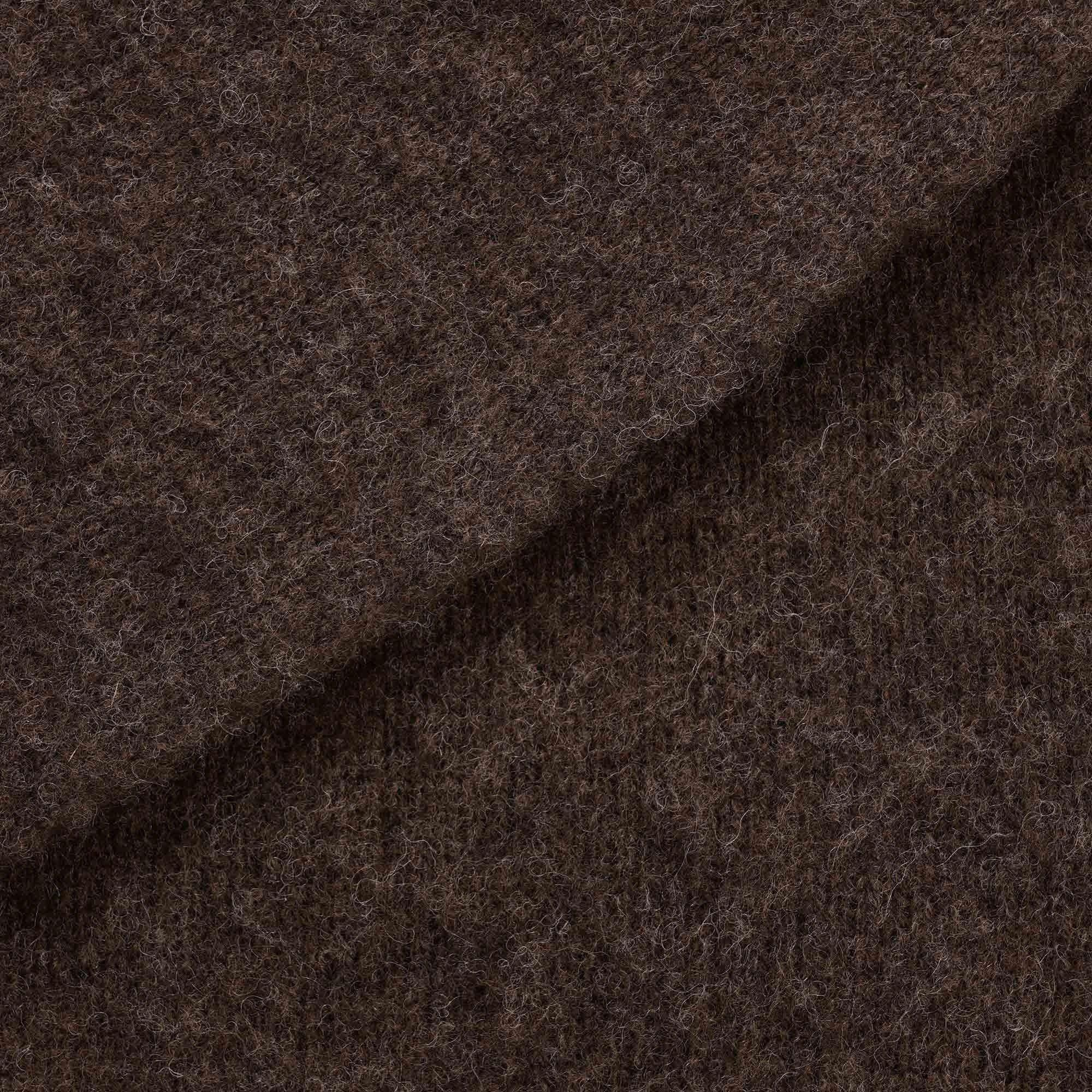 YMC Suedehead Crew Neck Jumper - Brown