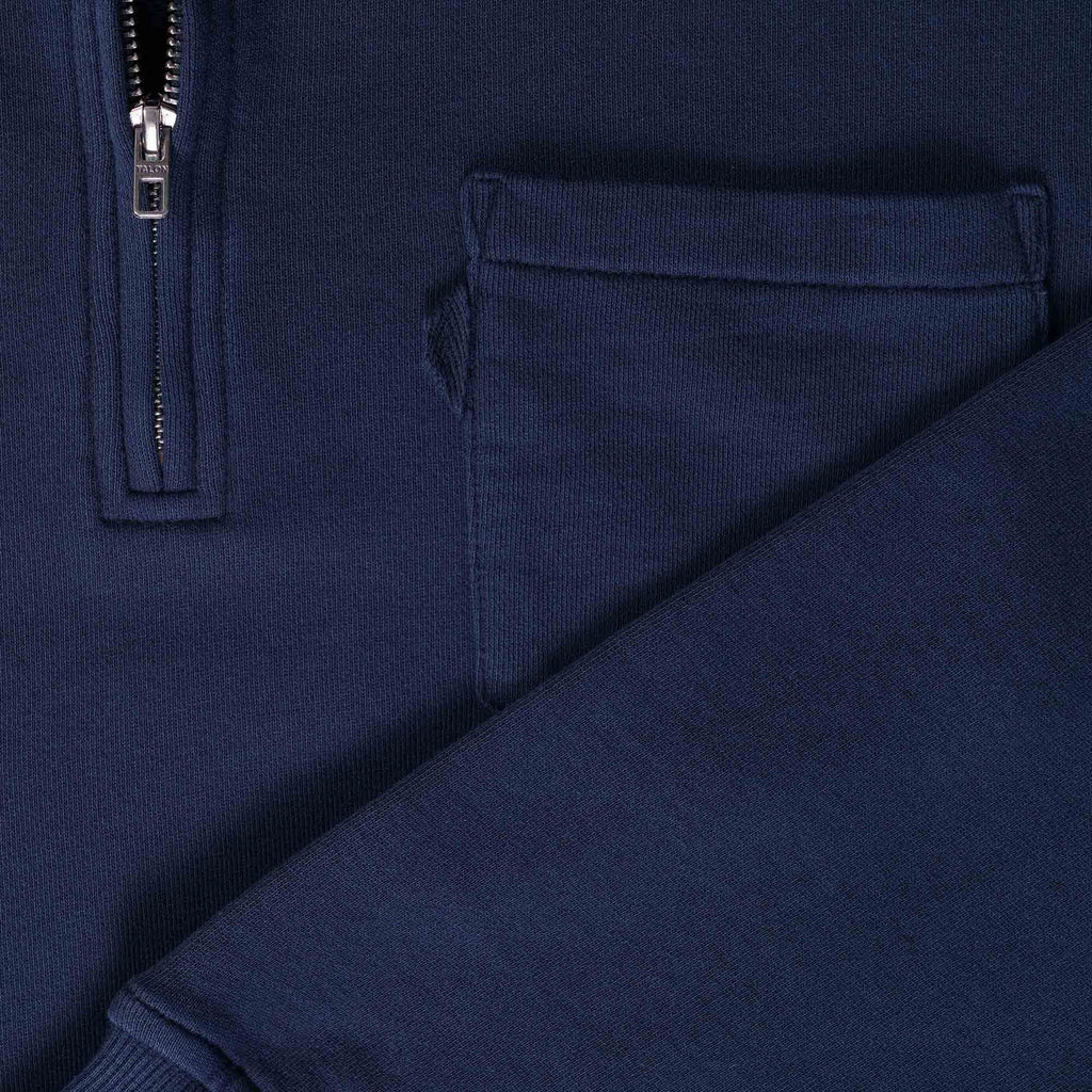YMC Sugden Loopback Sweatshirt - Navy
