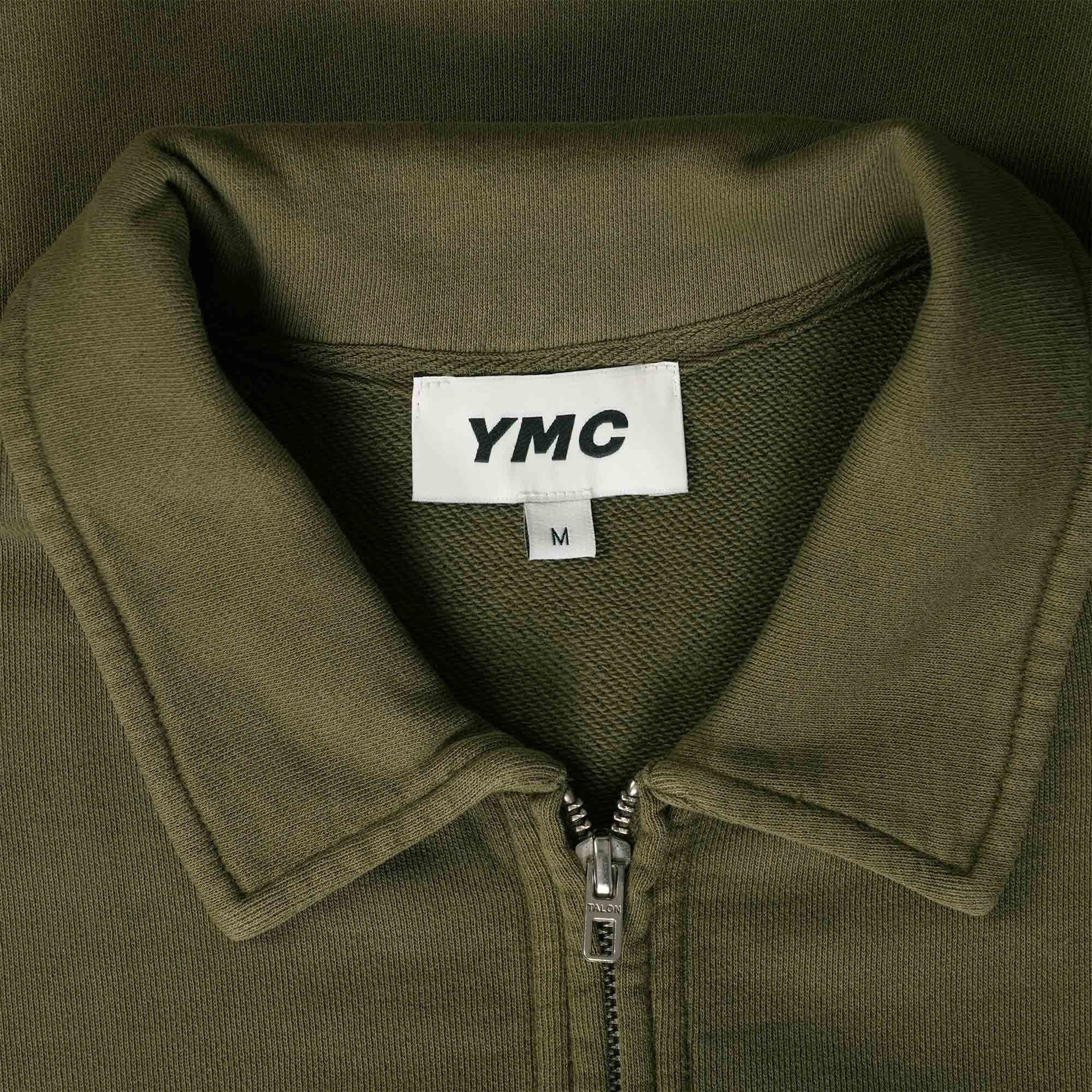 YMC Sugden Loopback Sweatshirt - Dark Olive