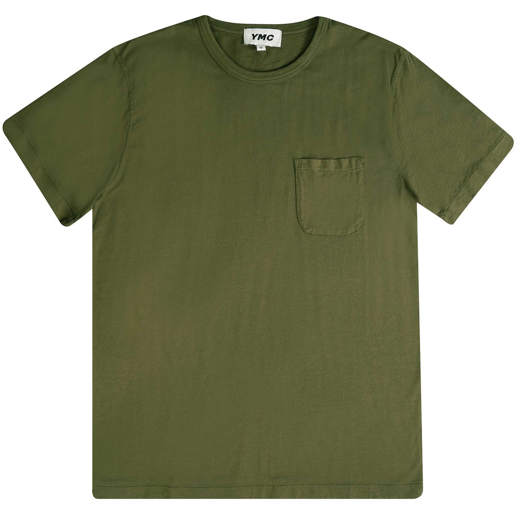 YMC Wild Ones Organic Slub Jersey T-shirt - Olive