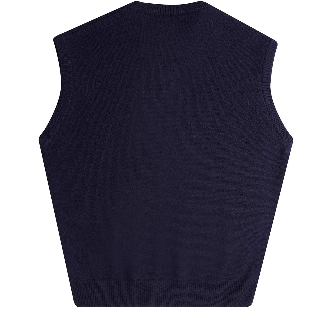Pringle of Scotland V Neck Sleeveless Jumper - Navy