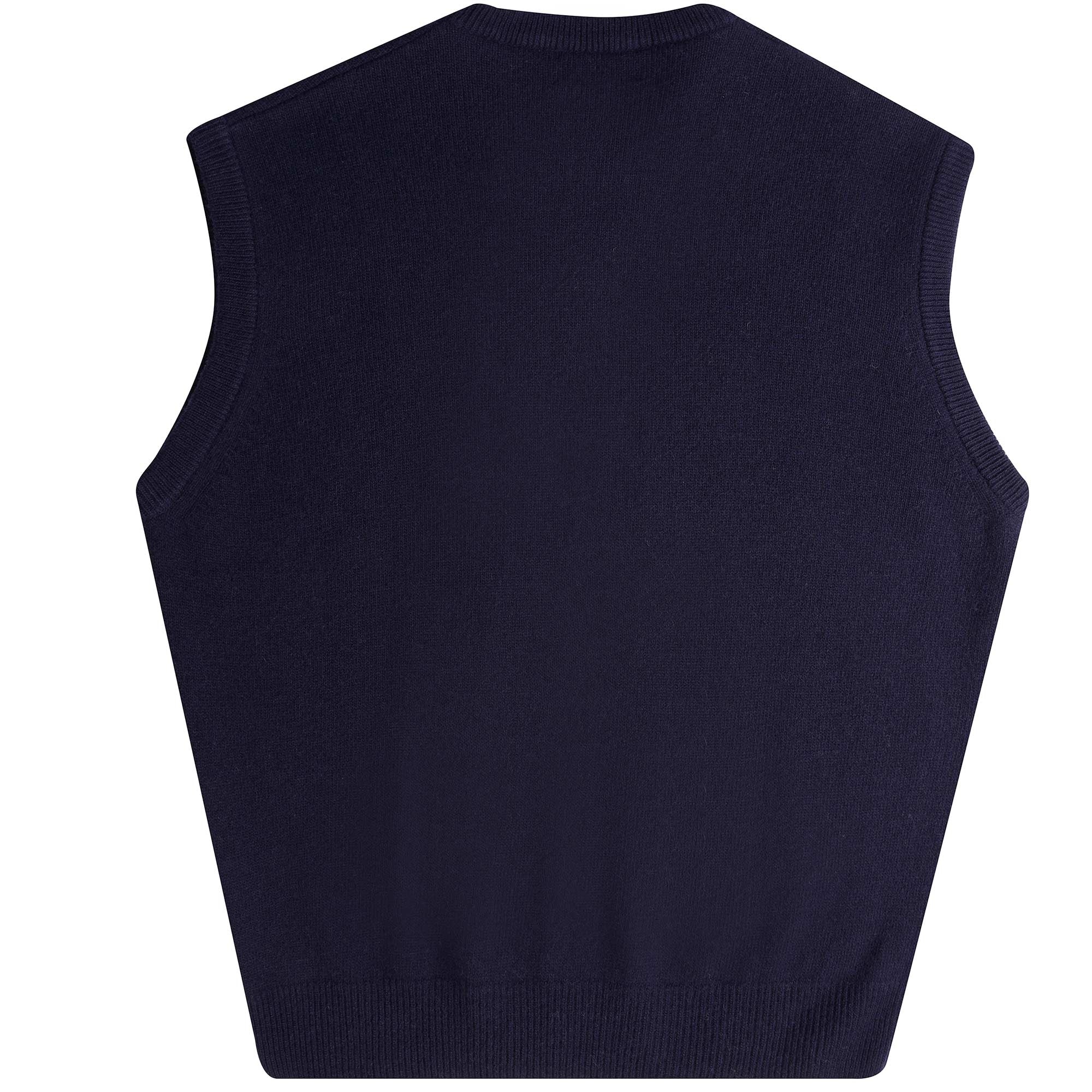 Pringle of Scotland V Neck Sleeveless Jumper - Navy