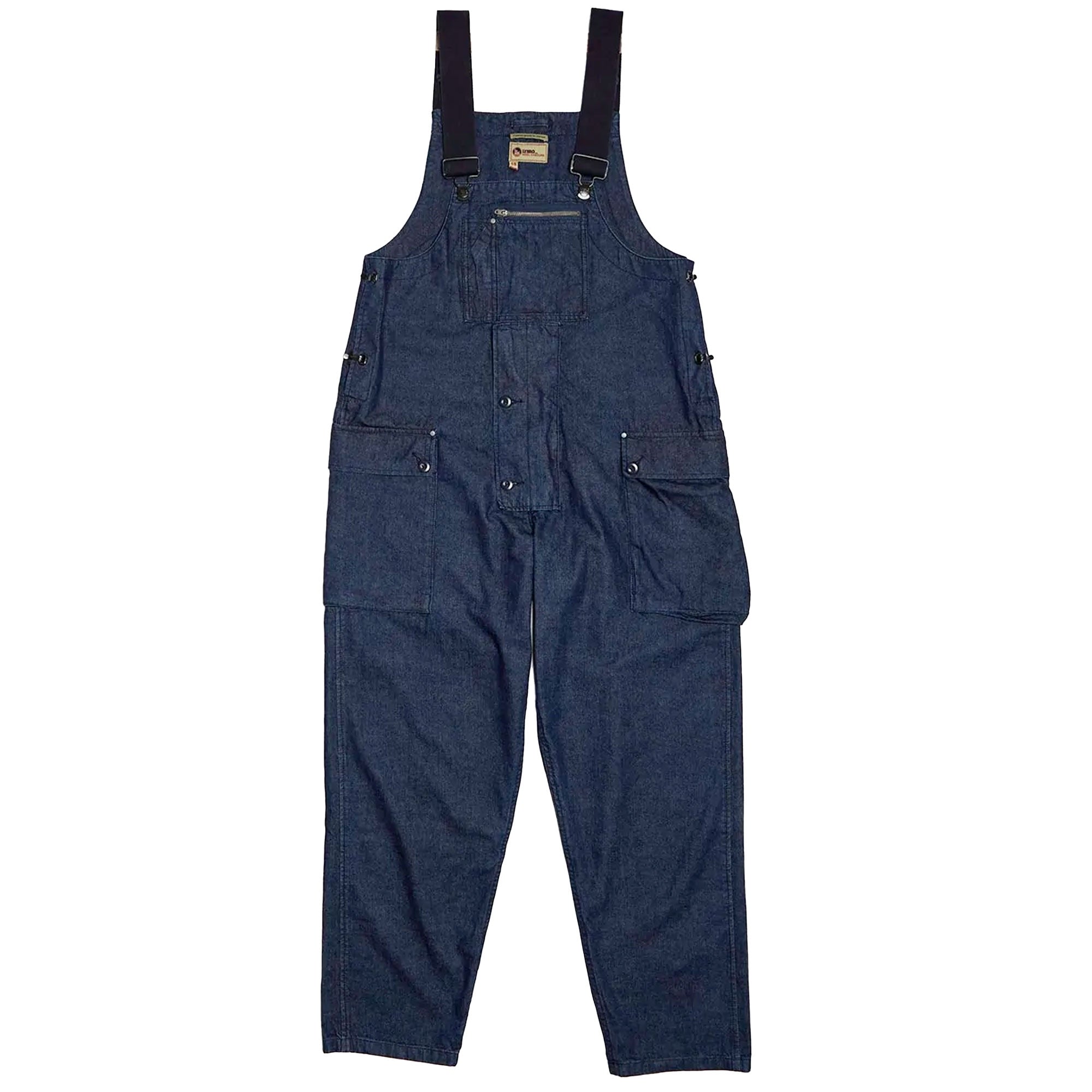 NigelCabourn NAVAL DUNGAREE 50 ネイバルダンガリー Nigel Cabourn Naval Dungaree Denim - Navy – Stuarts London