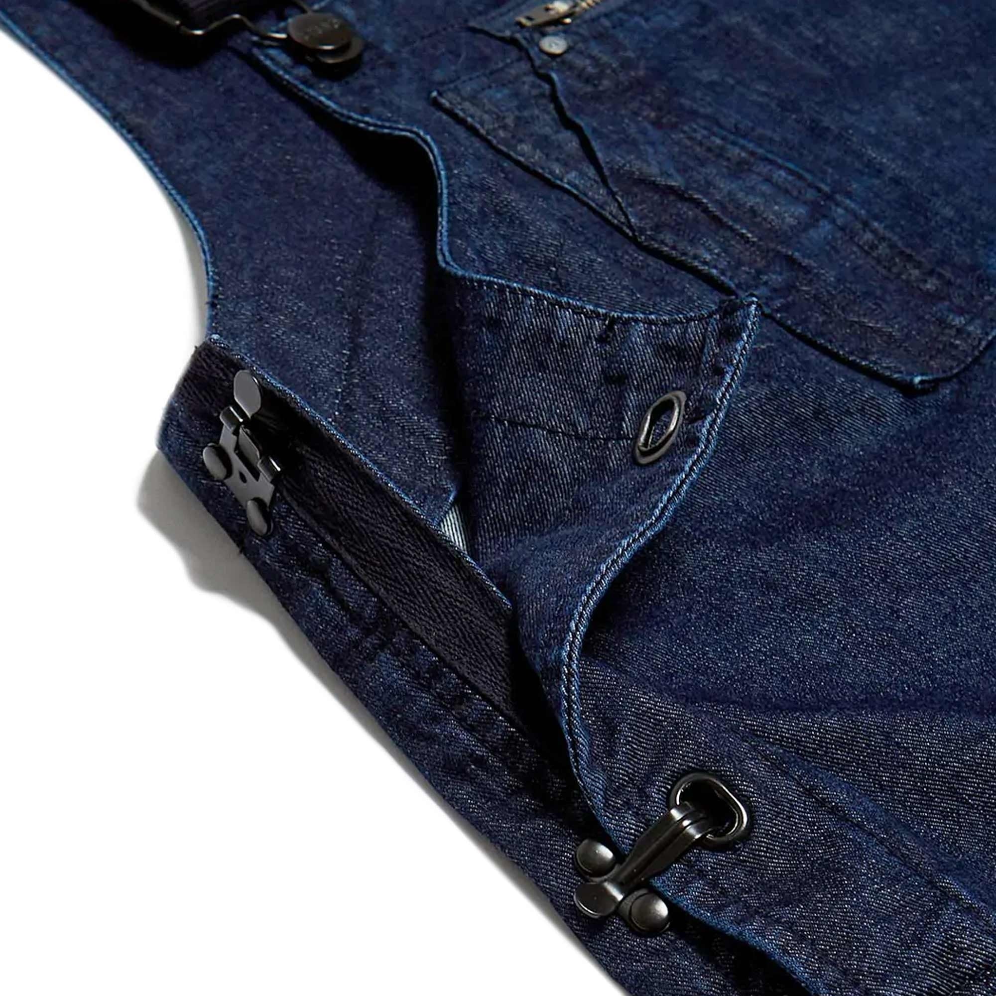 Nigel Cabourn Naval Dungaree Denim - Navy – Stuarts London