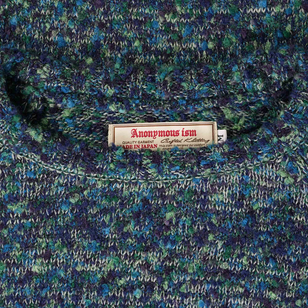 Anonymous Ism Slub Crew Neck Jumper - Navy