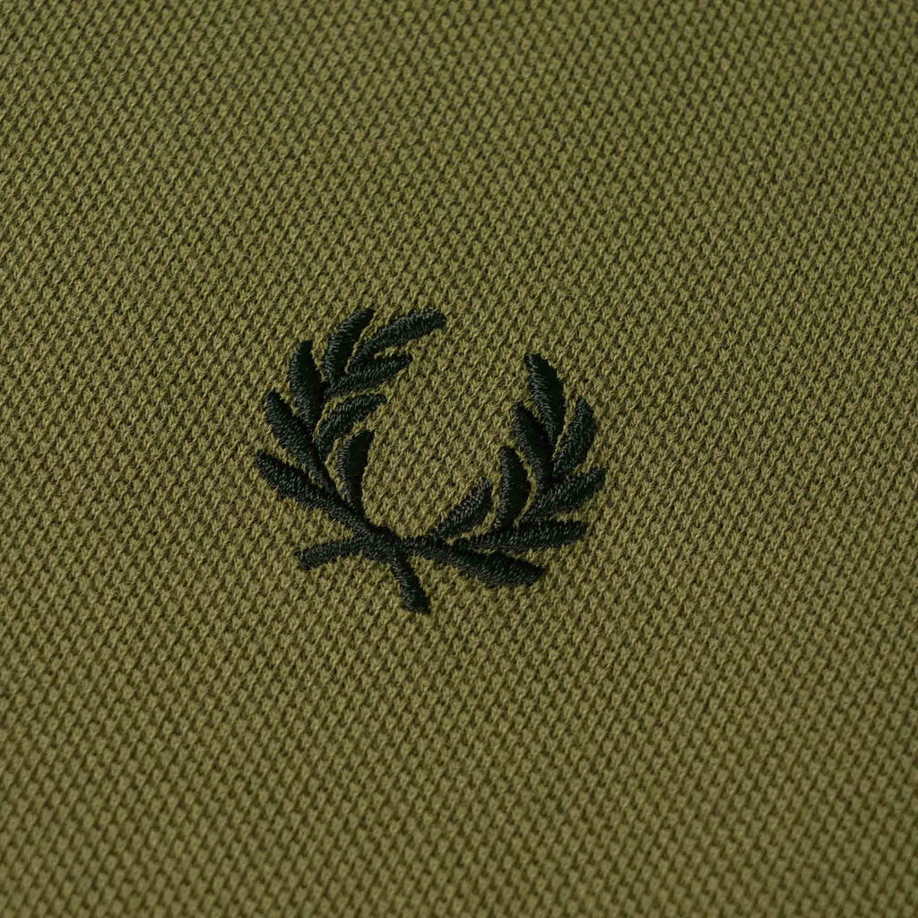 Fred Perry M3600 Twin Tipped Polo Shirt - Uniform Green