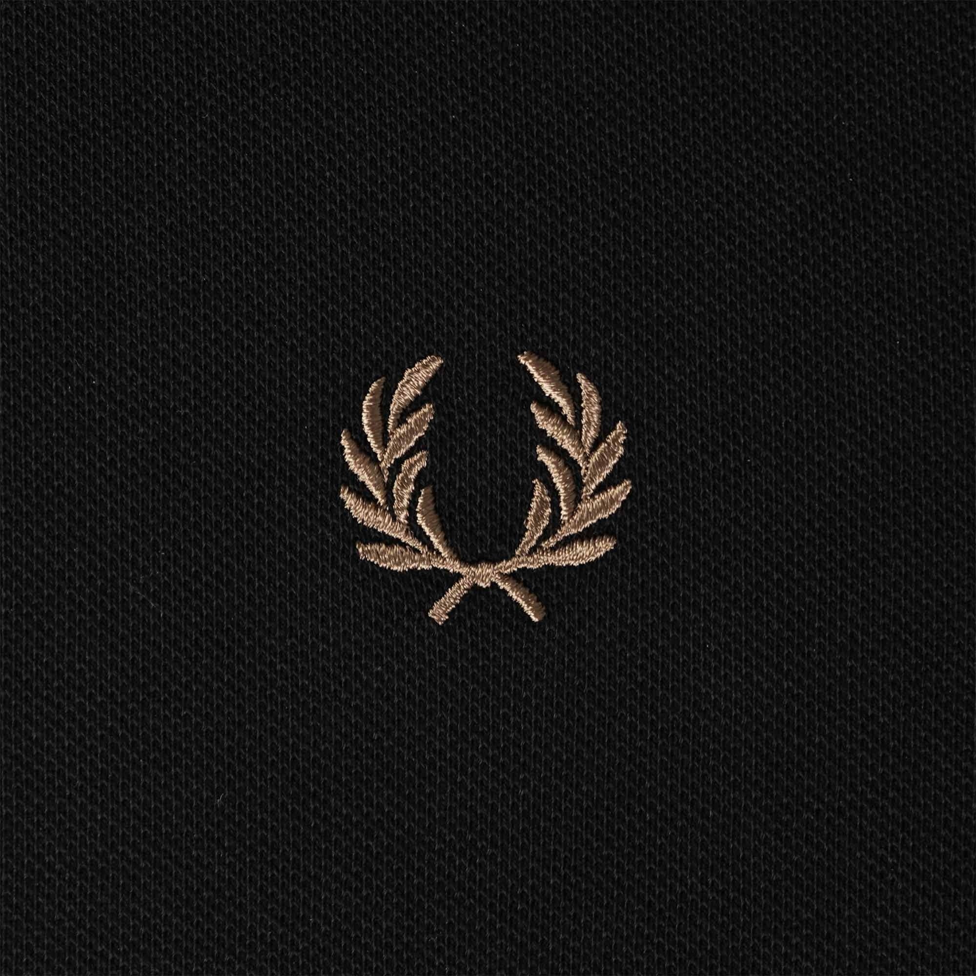 Fred Perry M3600 Twin Tipped Polo Shirt - Black/Shade