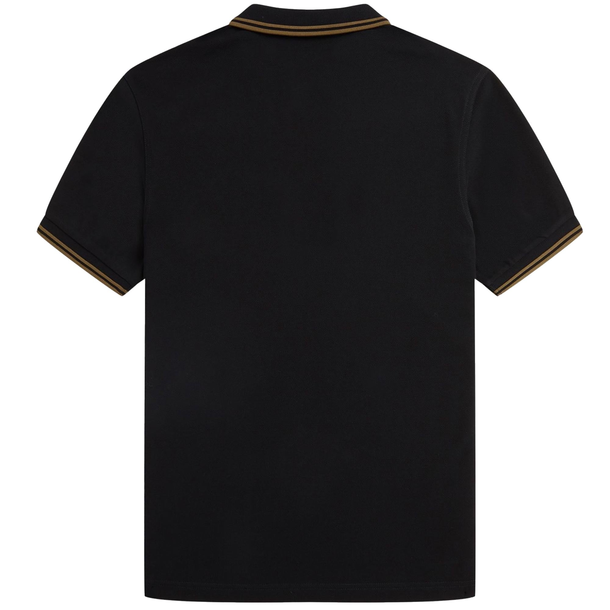 Fred Perry M3600 Twin Tipped Polo Shirt - Black/Shade