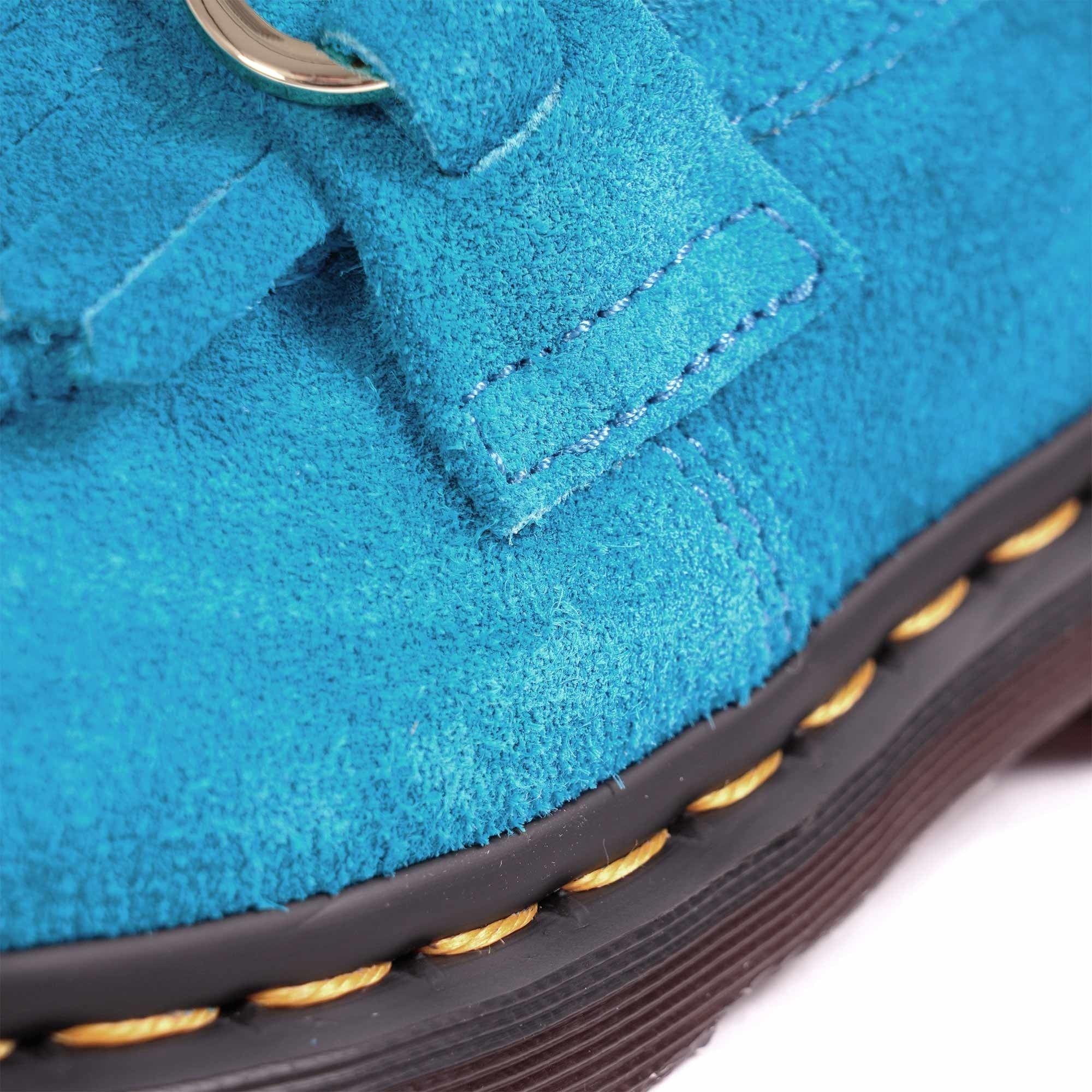 Dr. Martens Made In England Snaffle Suede Loafers - Turquoise