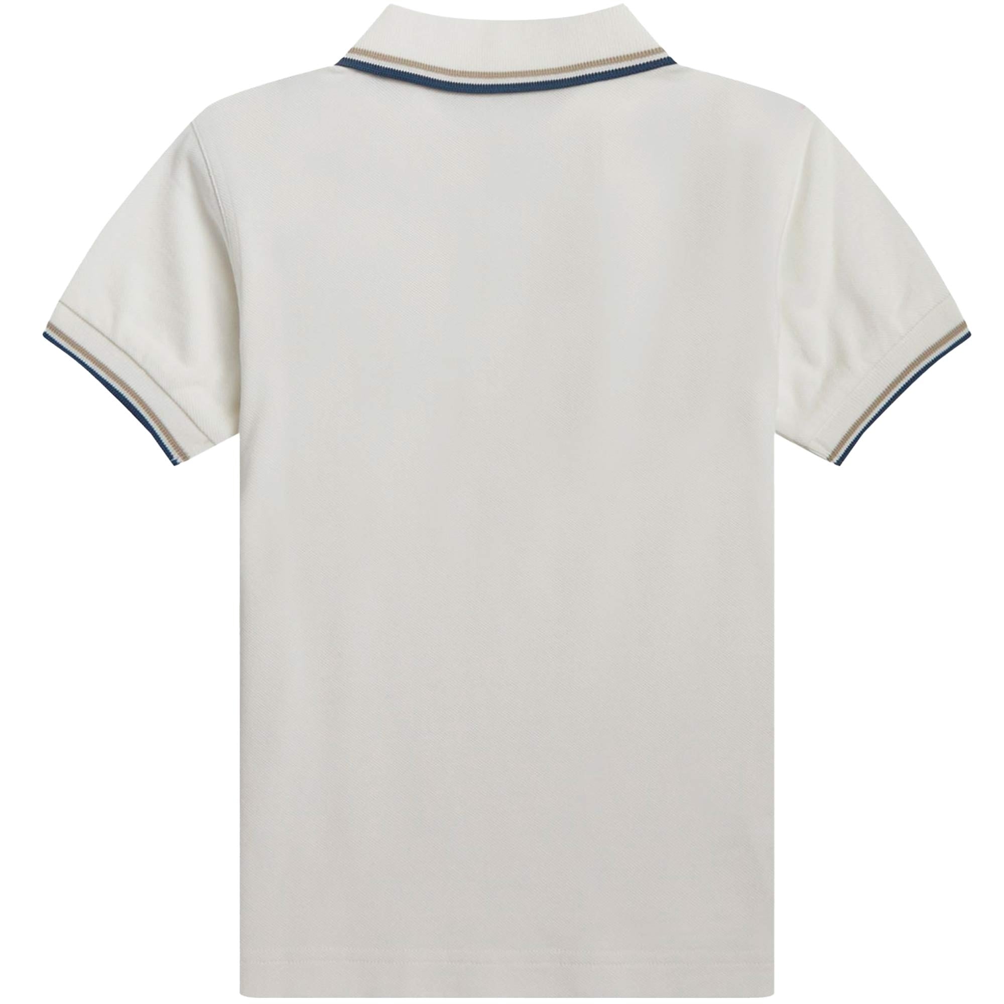 Fred Perry M3600 Twin Tipped Polo Shirt - Snow White