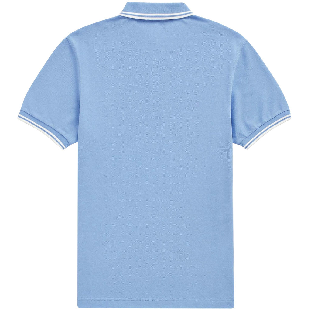 Fred Perry M3600 Twin Tipped Polo Shirt - Sky