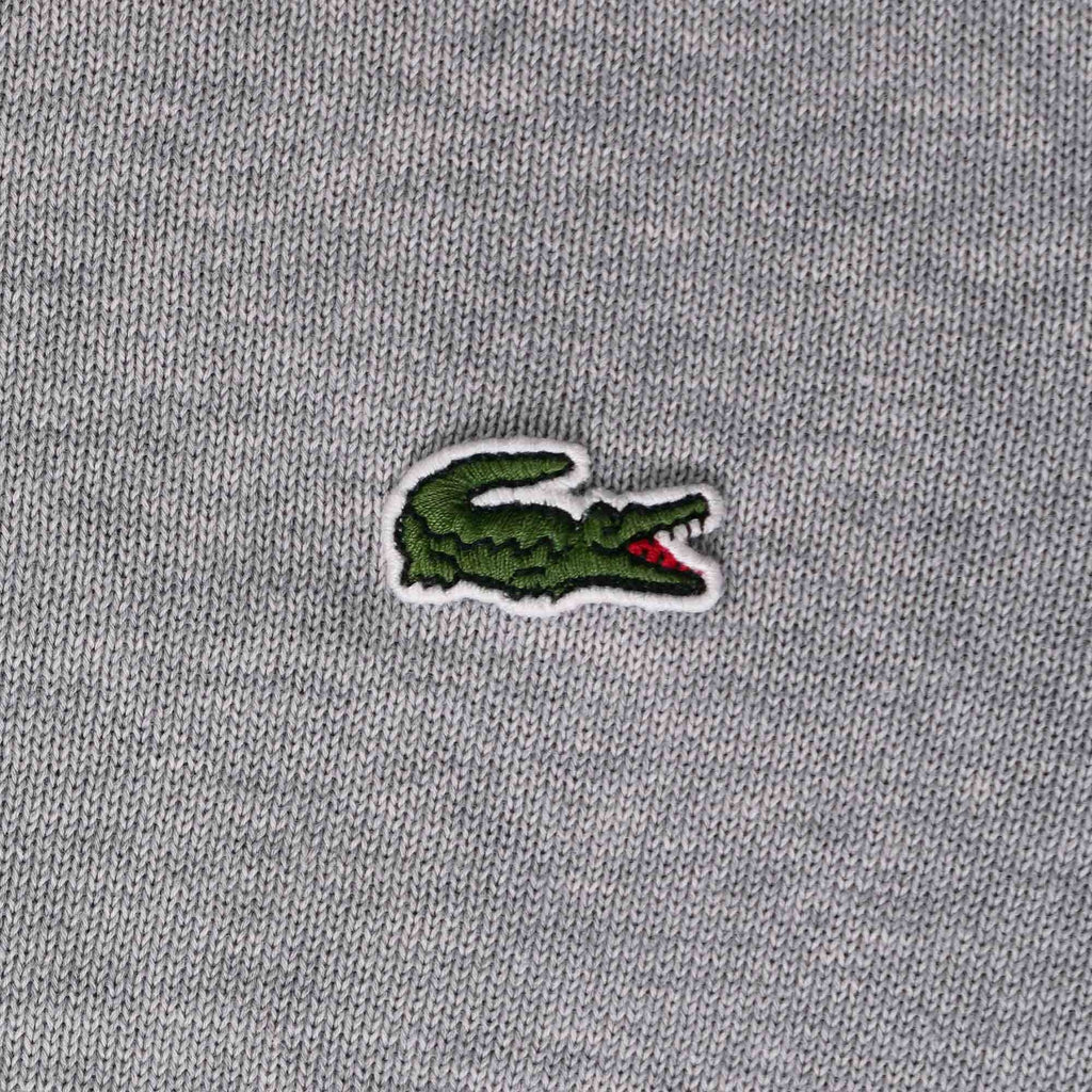 Lacoste Organic Cotton Crew Neck Sweater - Grey