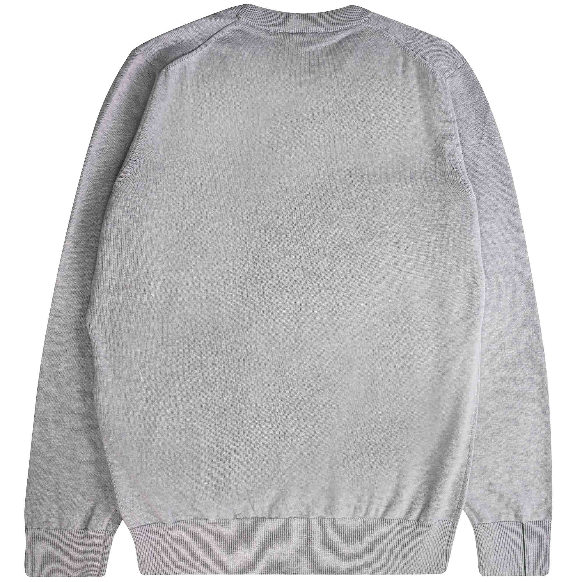 Lacoste Organic Cotton Crew Neck Sweater - Grey