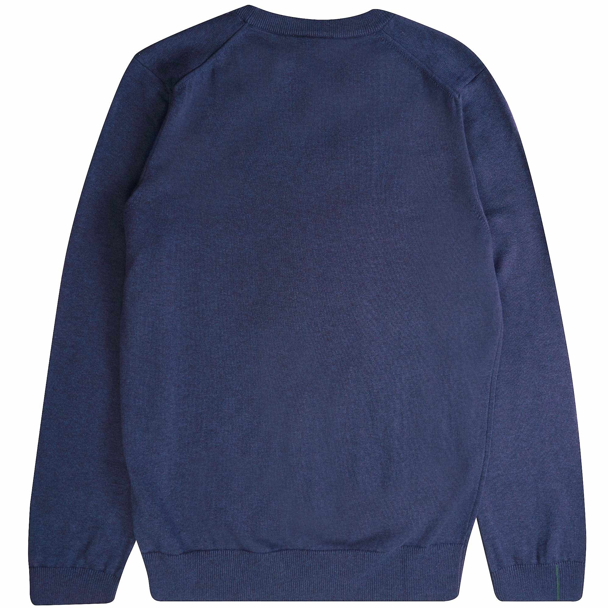 Lacoste Organic Cotton Crew Neck Sweater - Blue