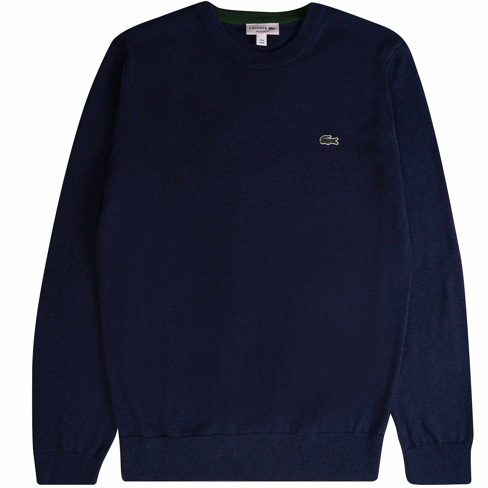 Organic Cotton Crew Neck Jumper - Marine